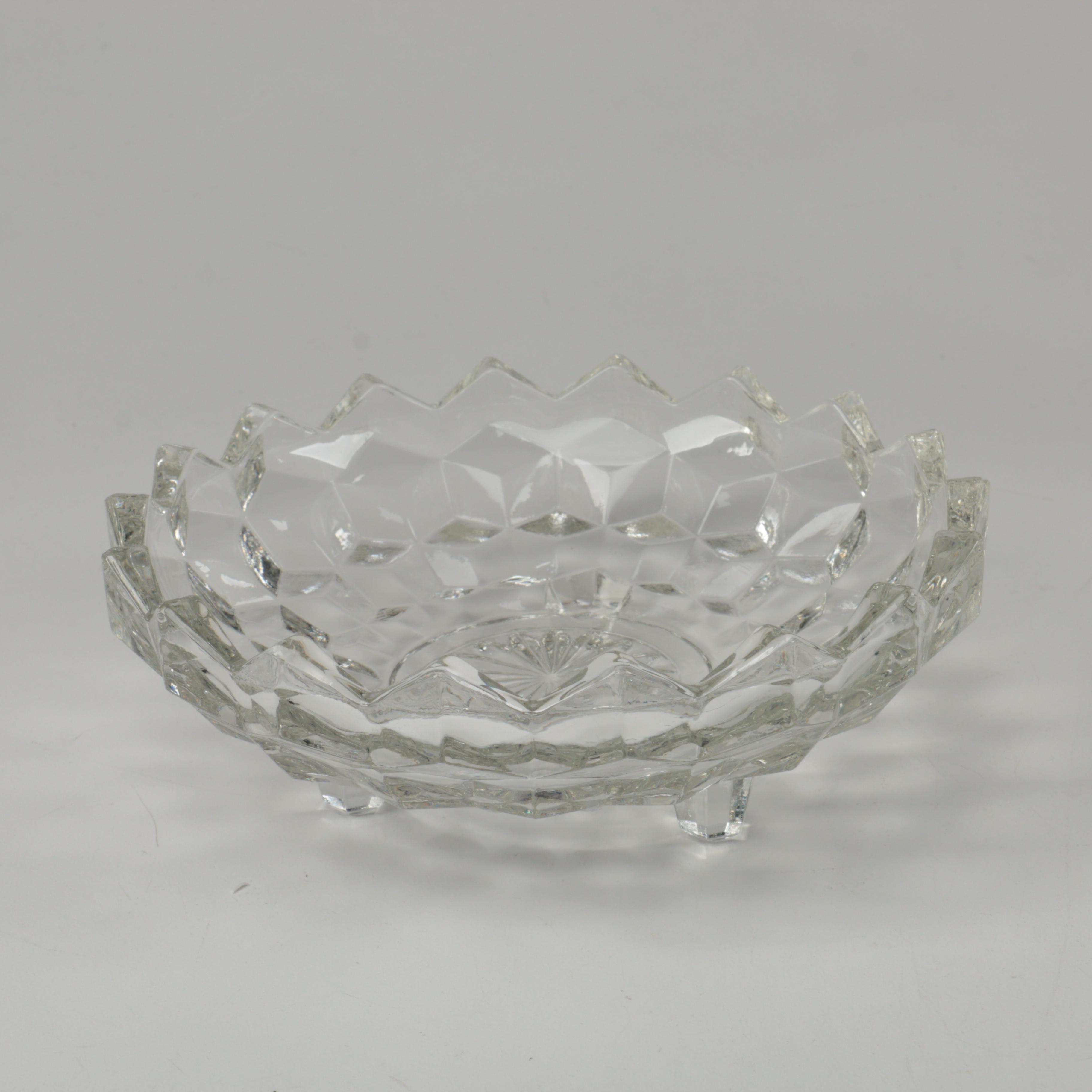 Assortment of Crystal Serveware