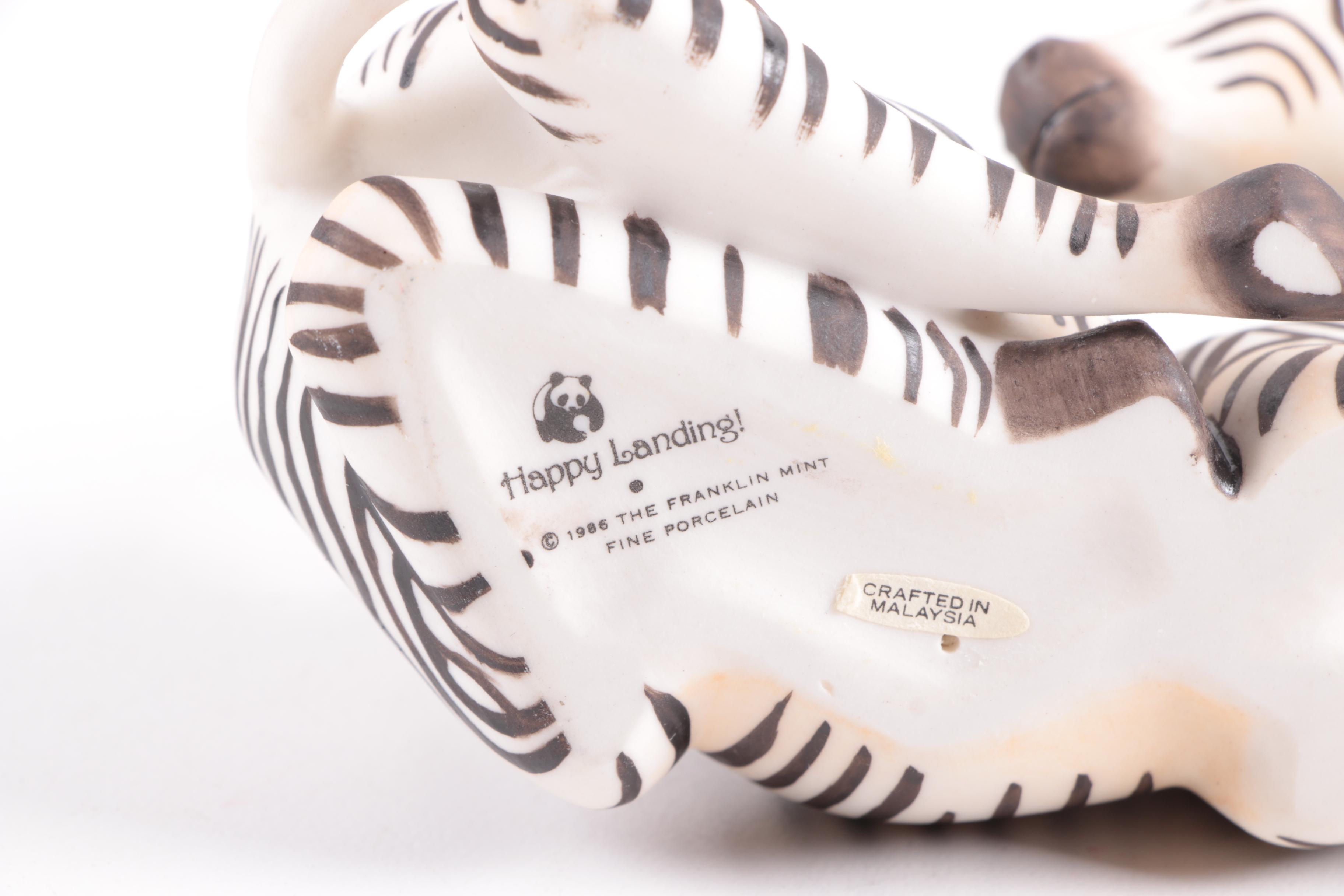 Franklin Mint Porcelain Animal Figurines