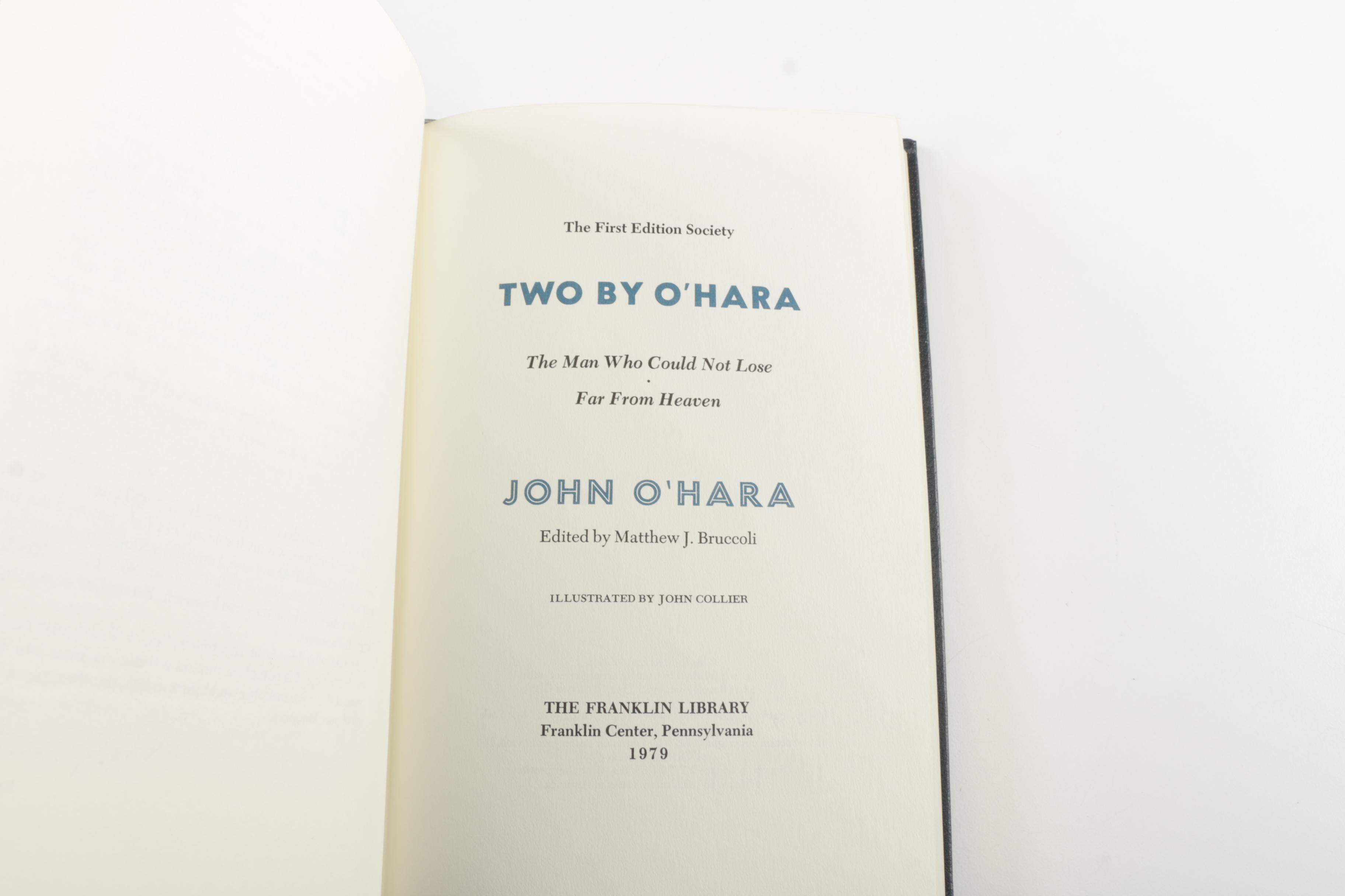 Franklin Library Limited First Editions featuring Faulkner and Solzhenitsyn