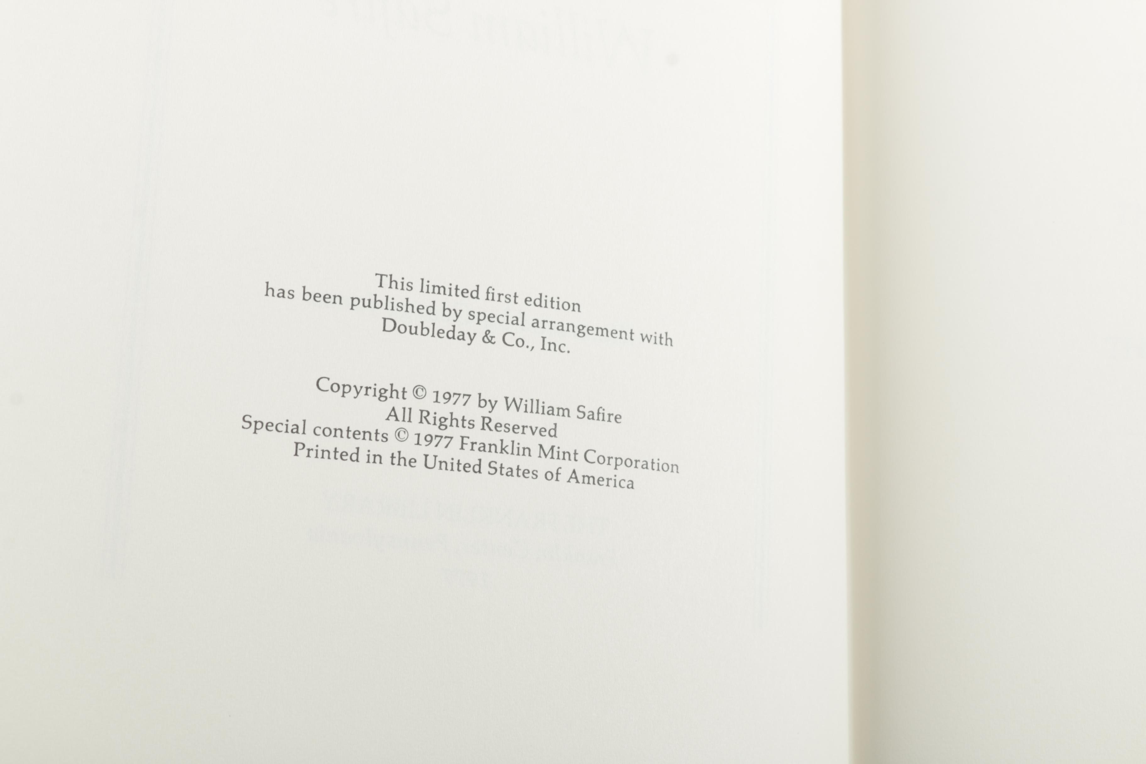 Franklin Library Limited First Editions featuring Faulkner and Solzhenitsyn