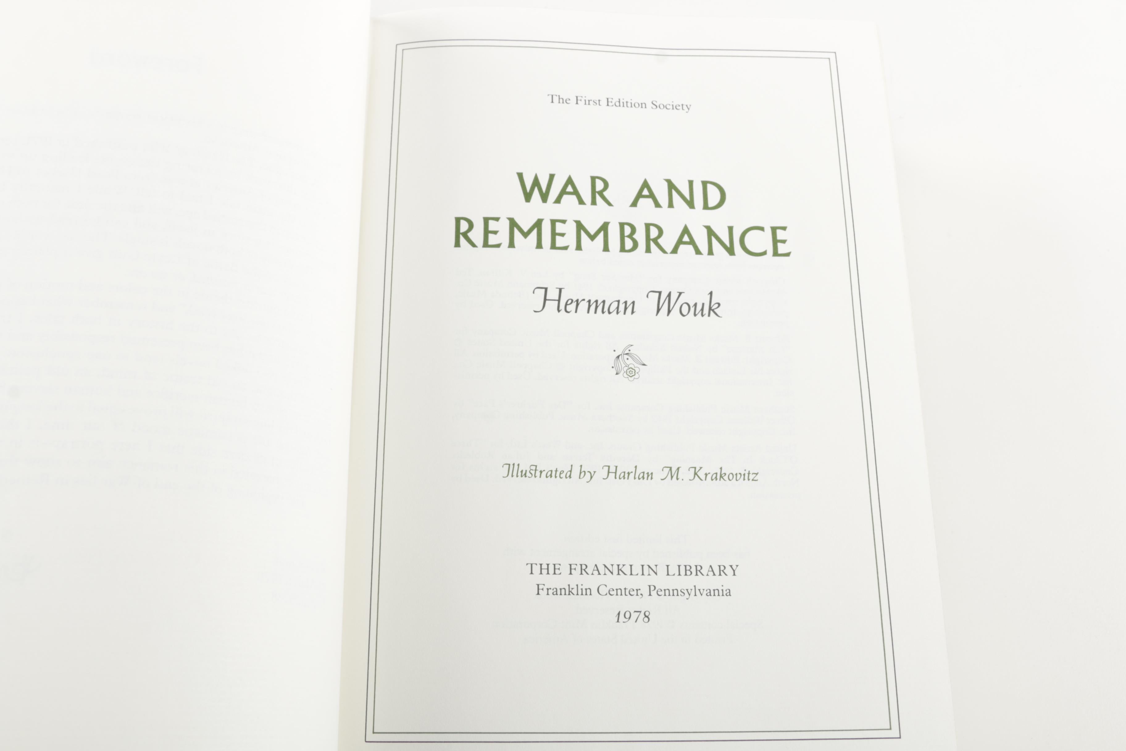 Franklin Library Limited First Editions featuring Faulkner and Solzhenitsyn