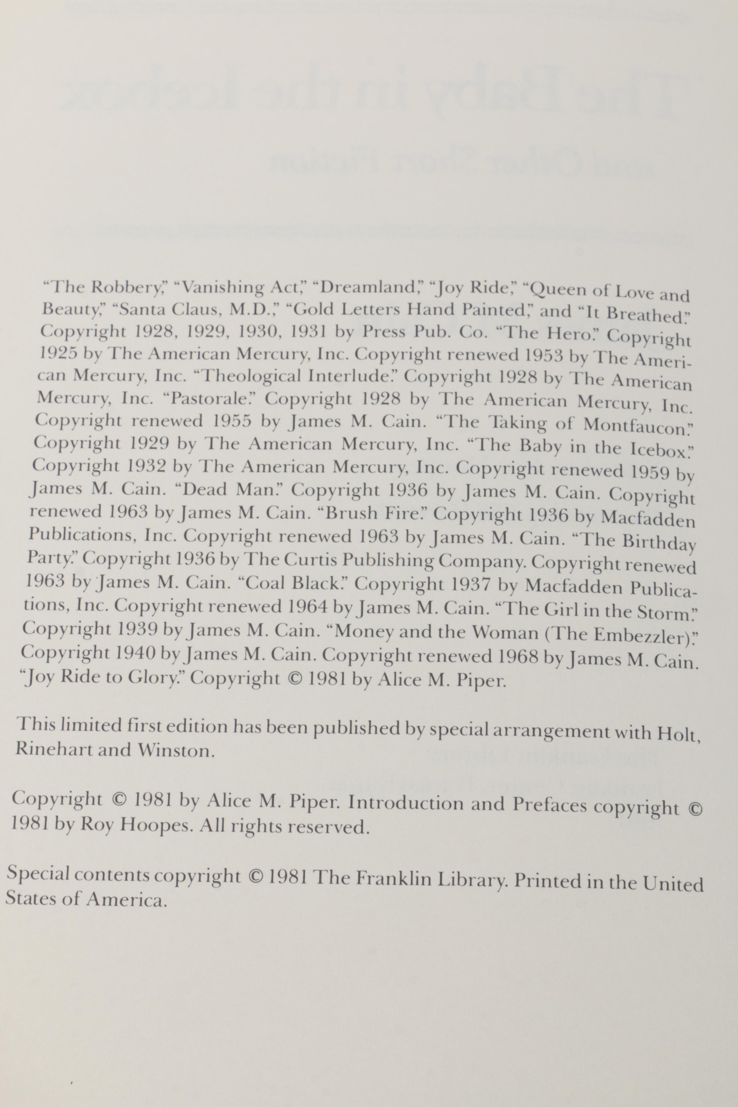 Franklin Library First Editions Including John le Carré