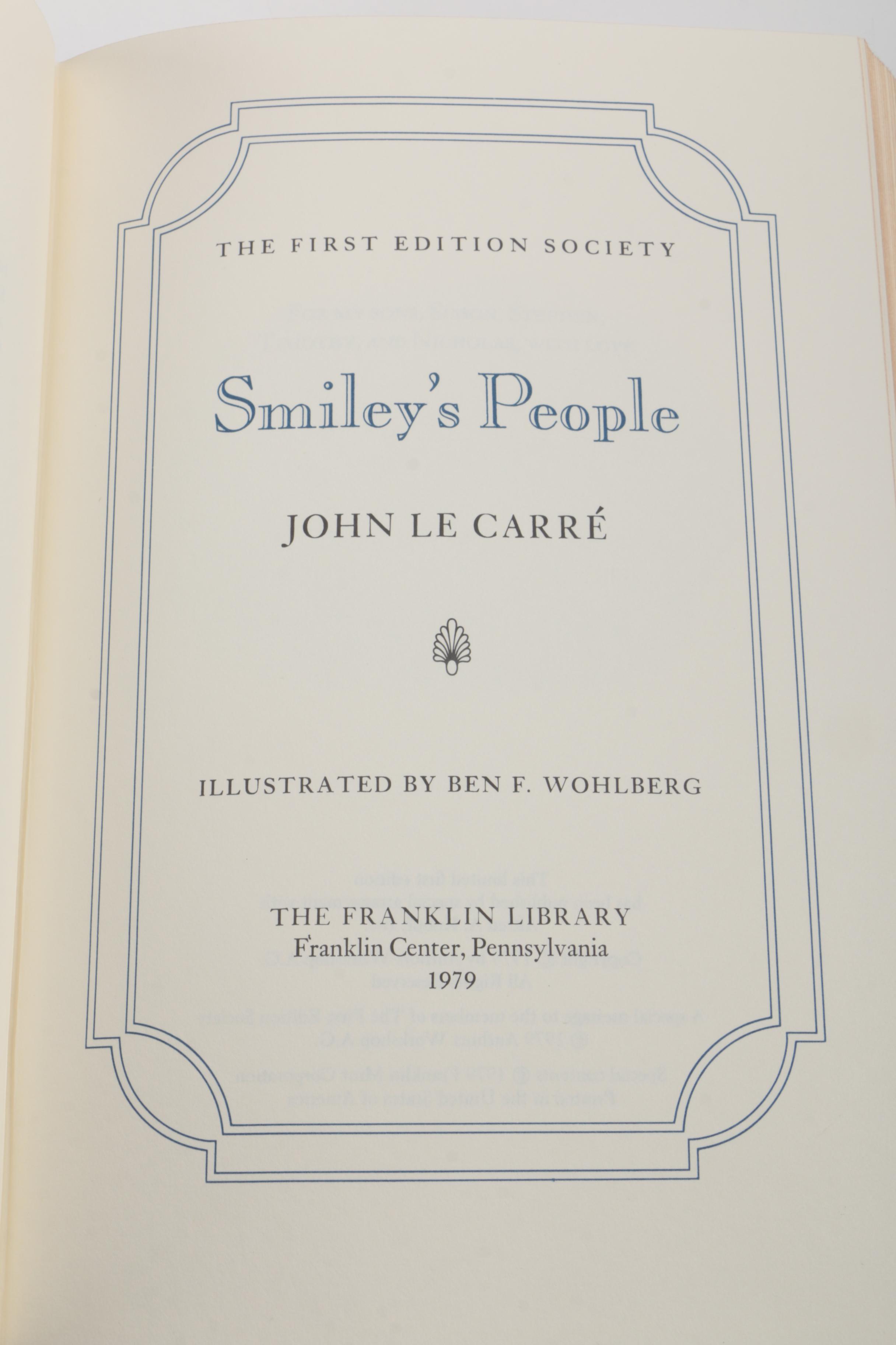 Franklin Library First Editions Including John le Carré