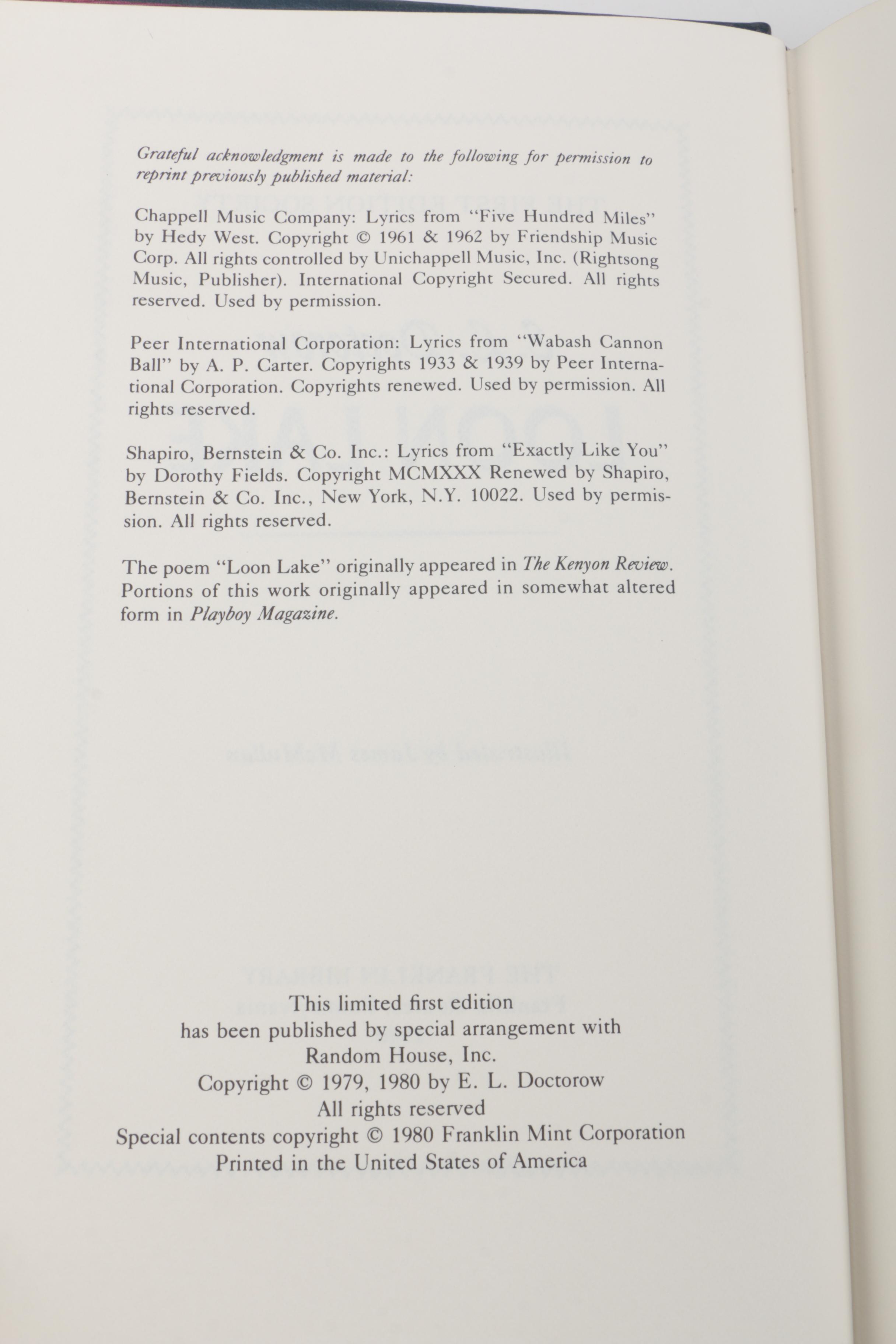 Franklin Library First Editions Including John le Carré