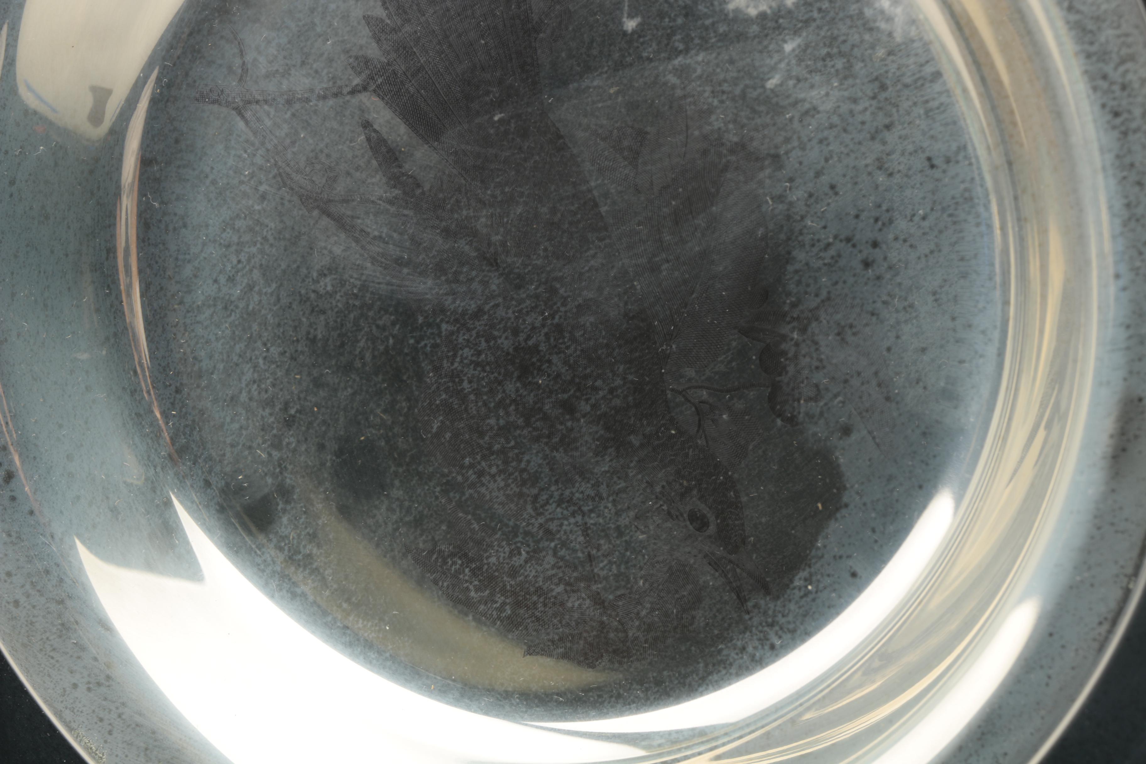 Sterling Silver Plates From the National Audubon Society and The Franklin Mint