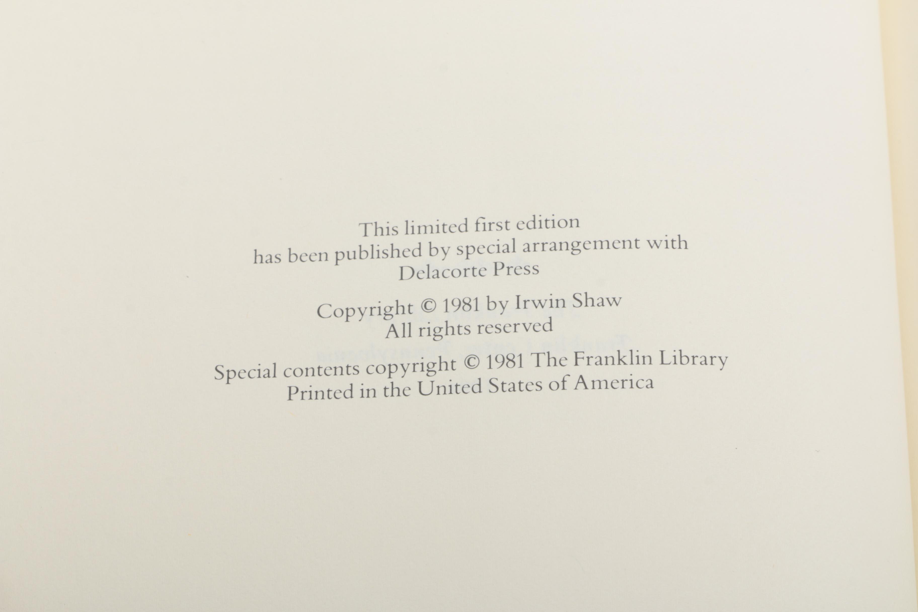 Franklin Library First Editions Including John le Carré