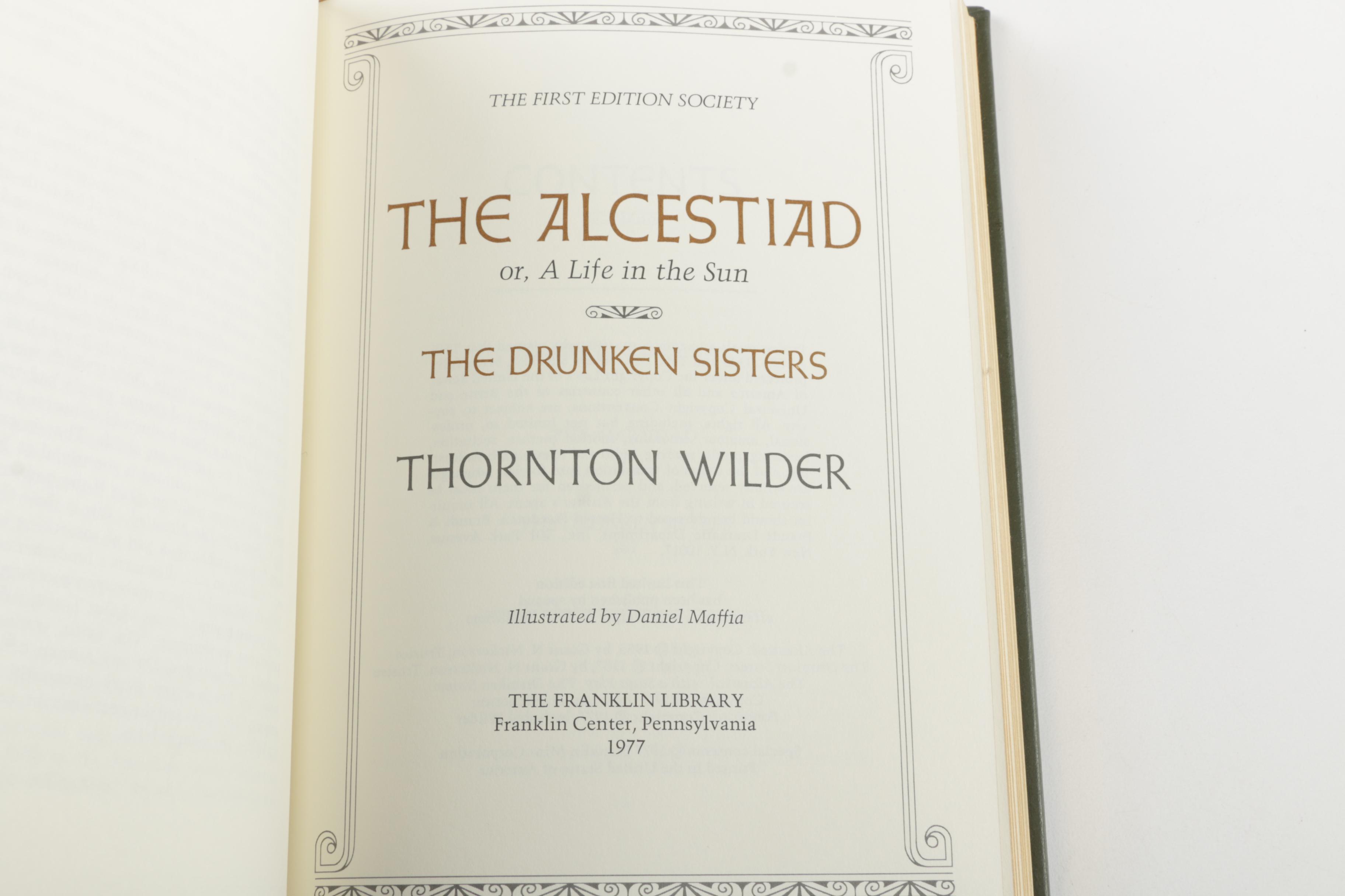 Franklin Library First Edition Society Novels