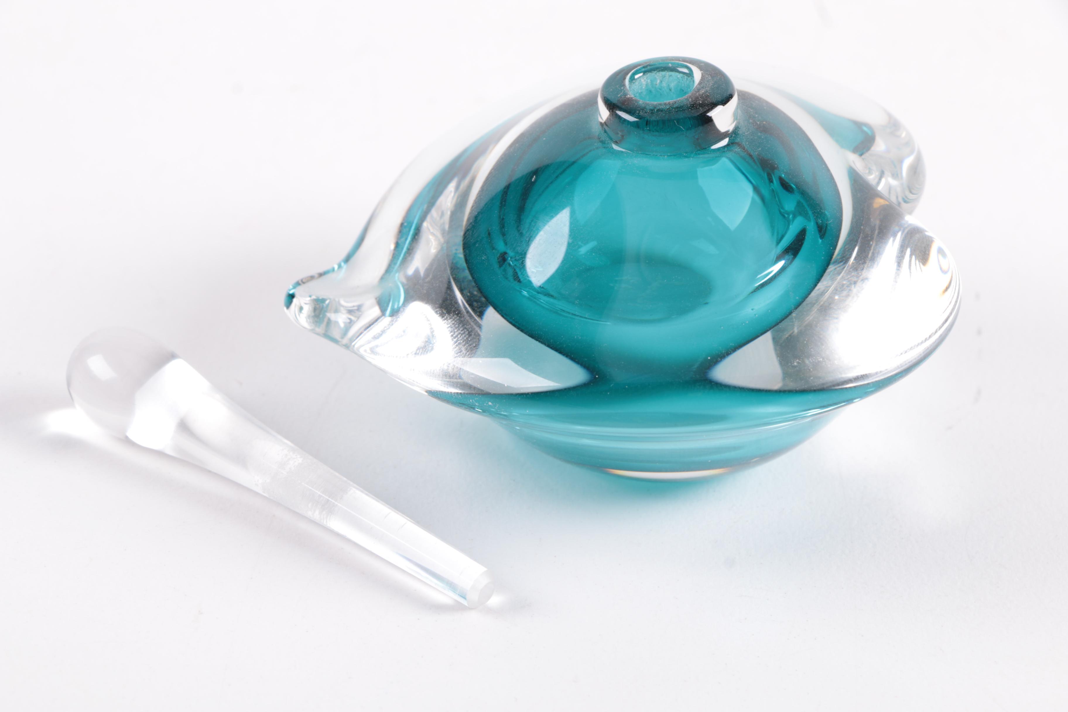 Art Glass Perfume Bottles Including Mary Angus