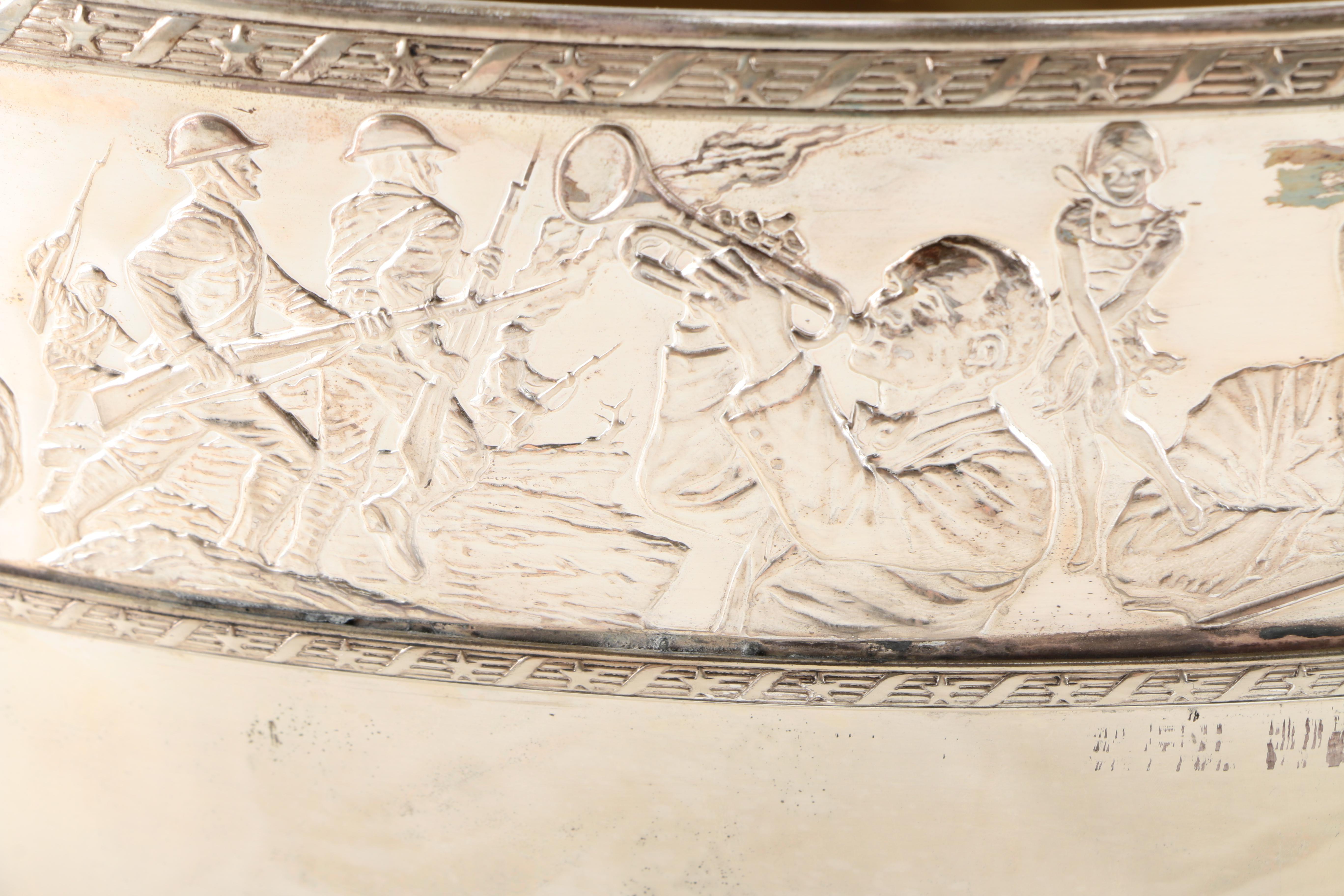 The Franklin Mint Sterling Silver "Bicentennial Bowl" with 24K Gold Lining