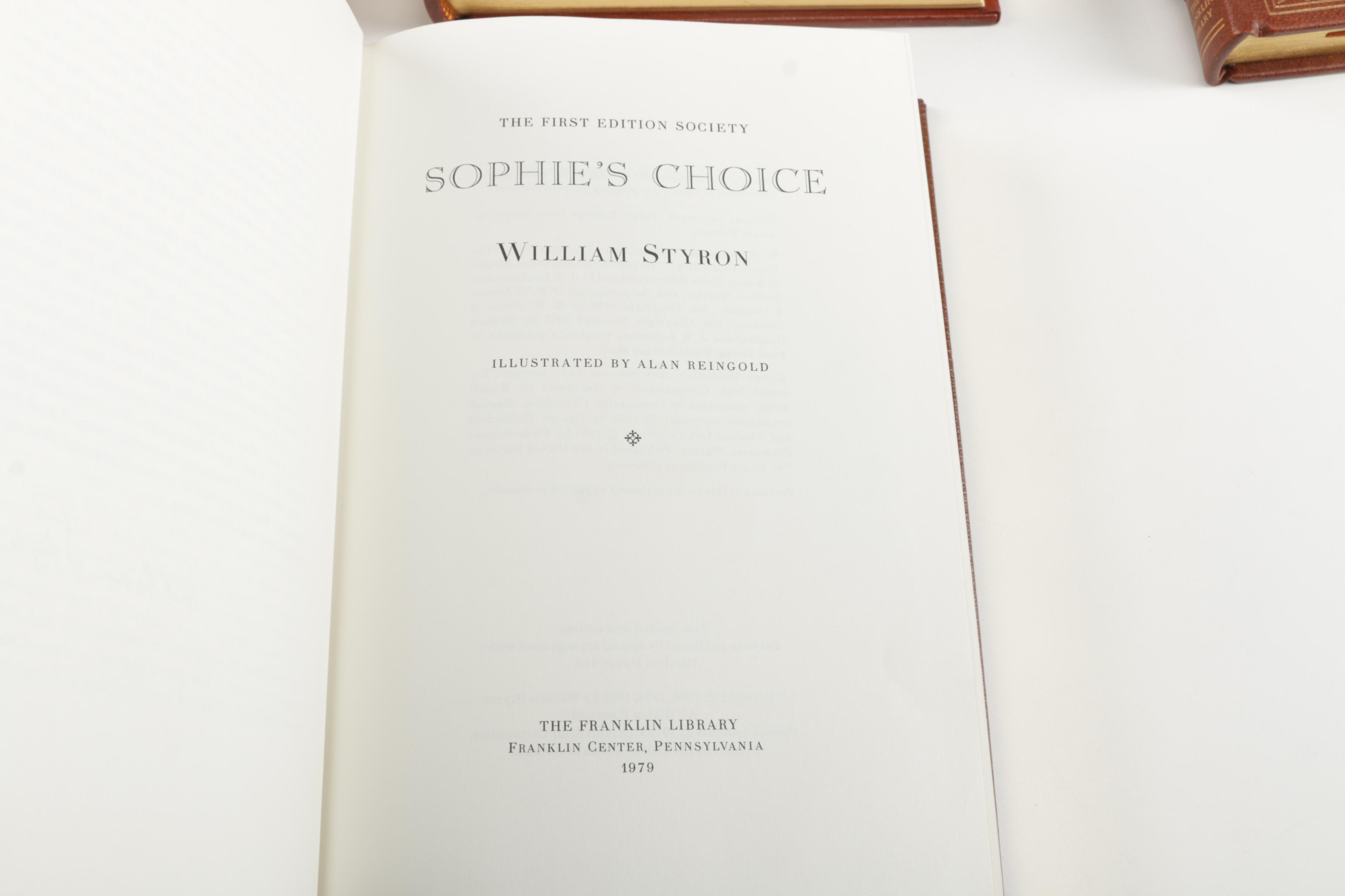 Franklin Library First Editions Including Toni Morrison