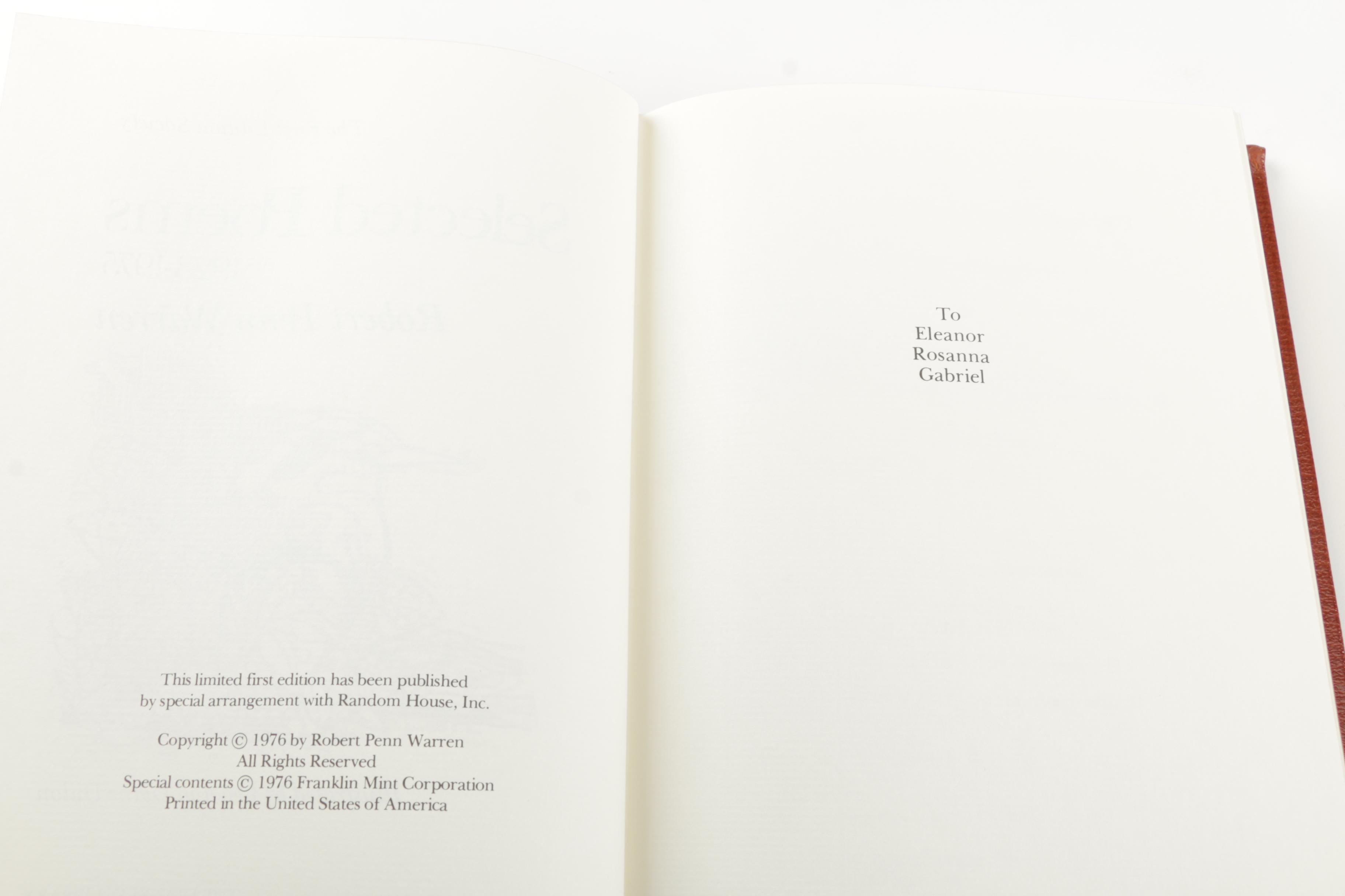 Franklin Library First Editions Including Toni Morrison