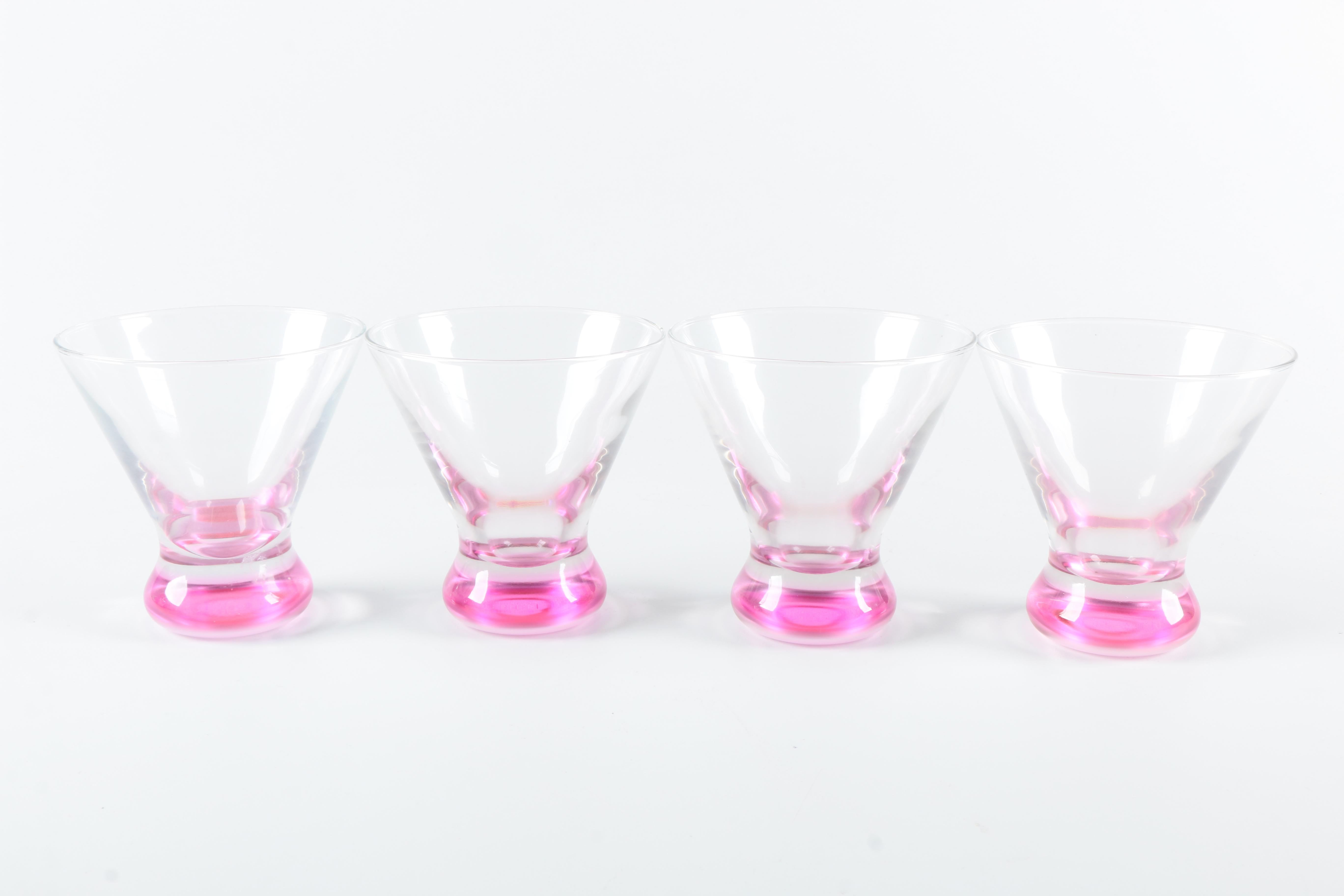 Pink and Purple Shot Glasses