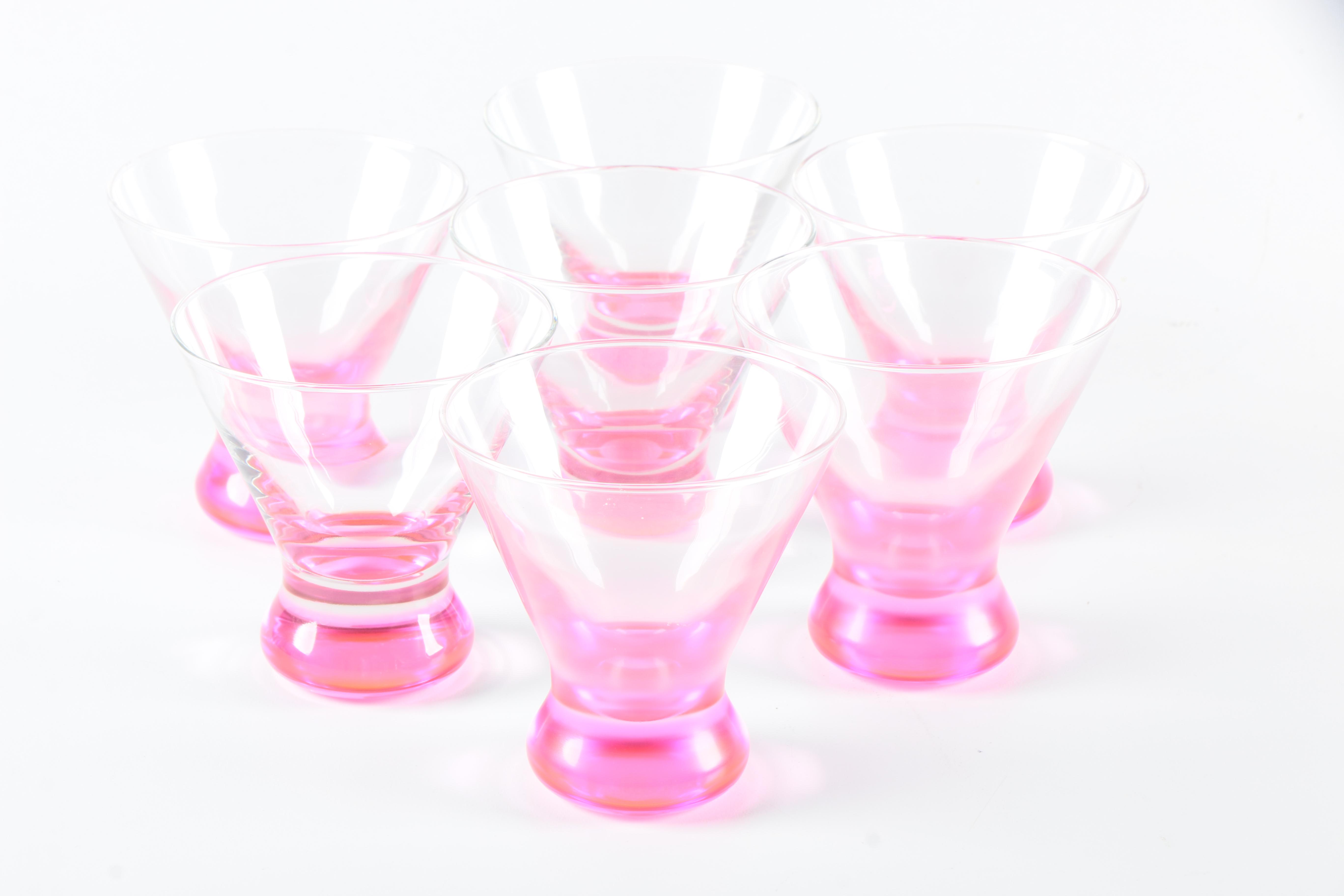 Pink and Purple Shot Glasses