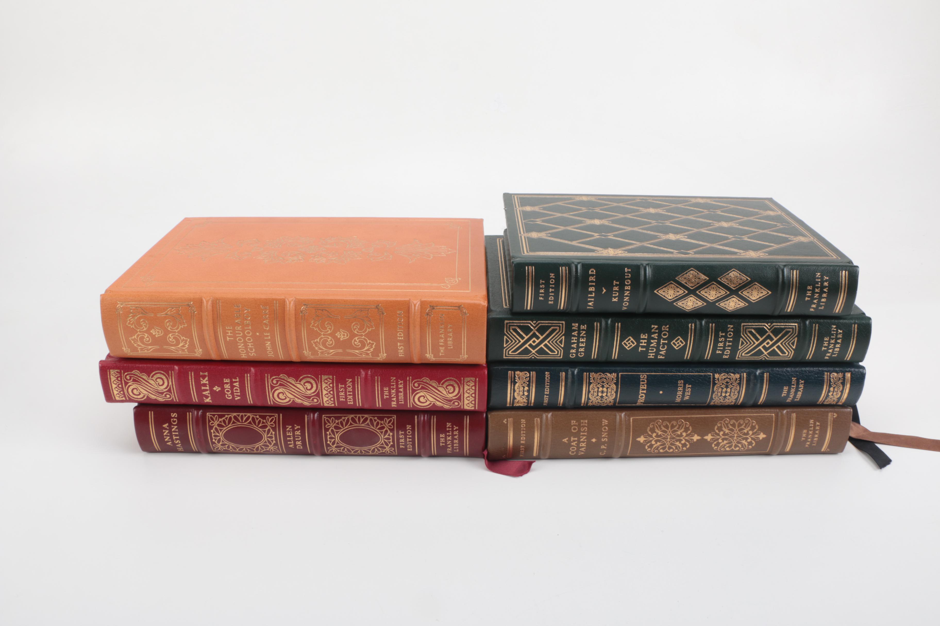 Franklin Library First Editions Including Kurt Vonnegut and Graham Greene