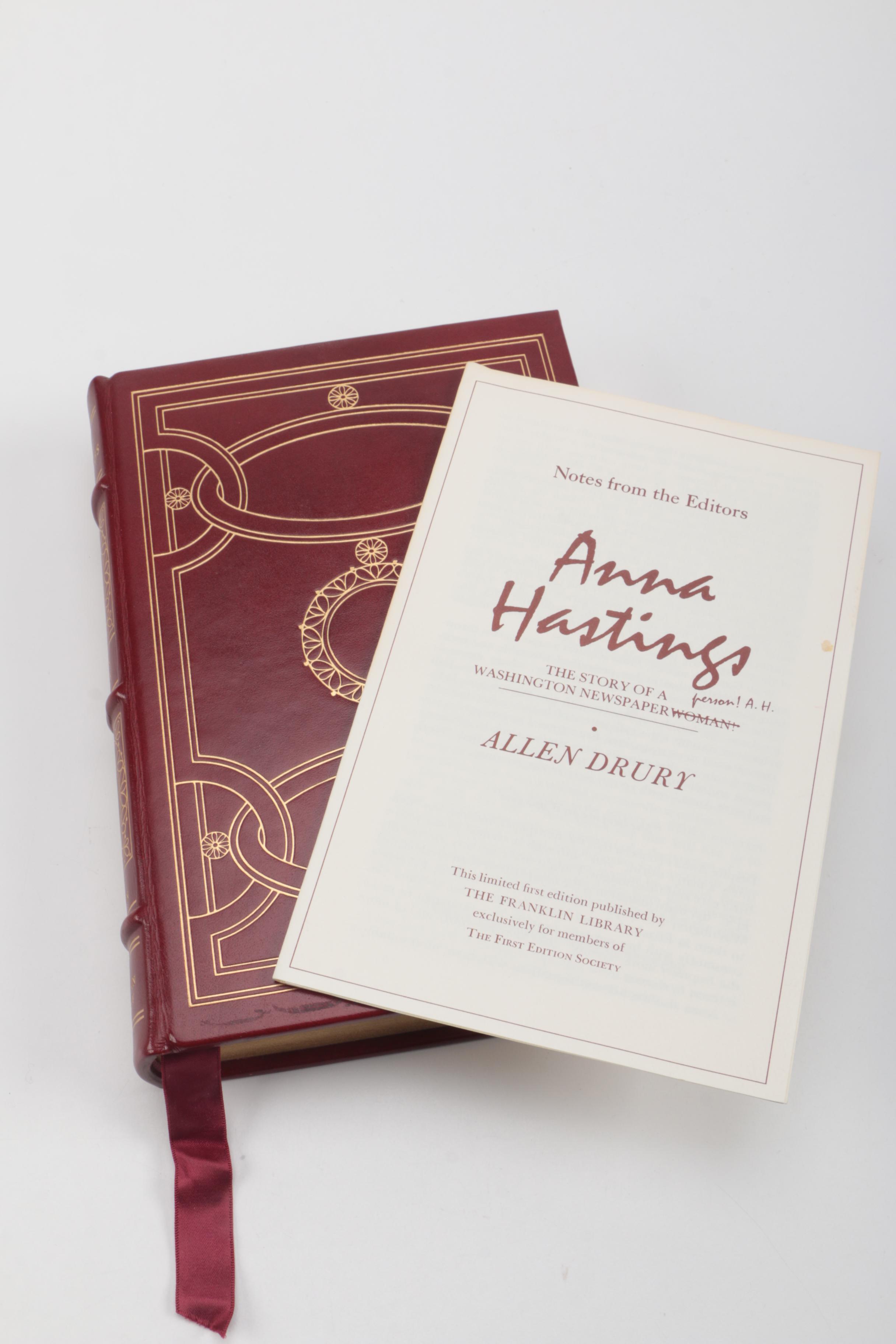 Franklin Library First Editions Including Kurt Vonnegut and Graham Greene