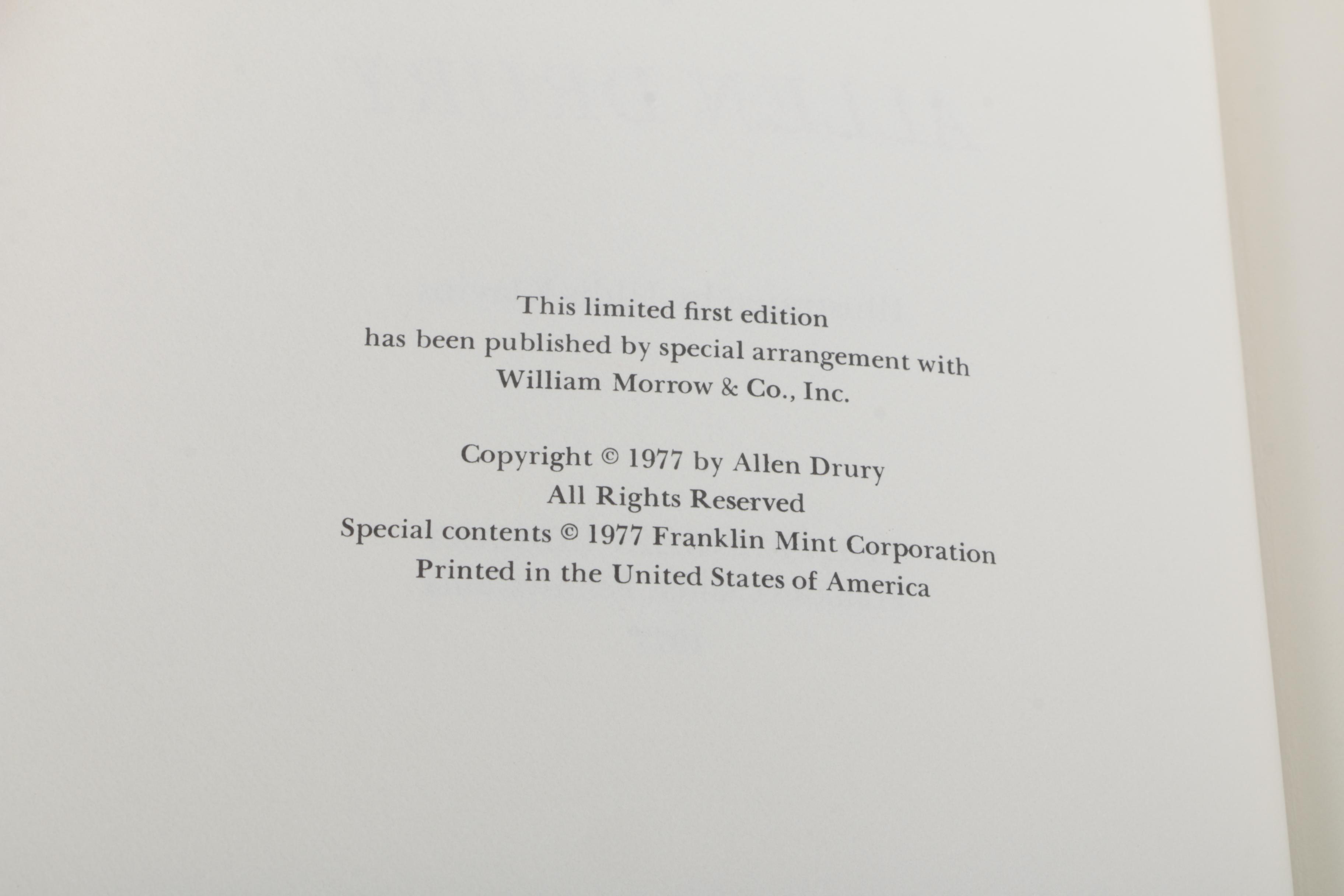 Franklin Library First Editions Including Kurt Vonnegut and Graham Greene