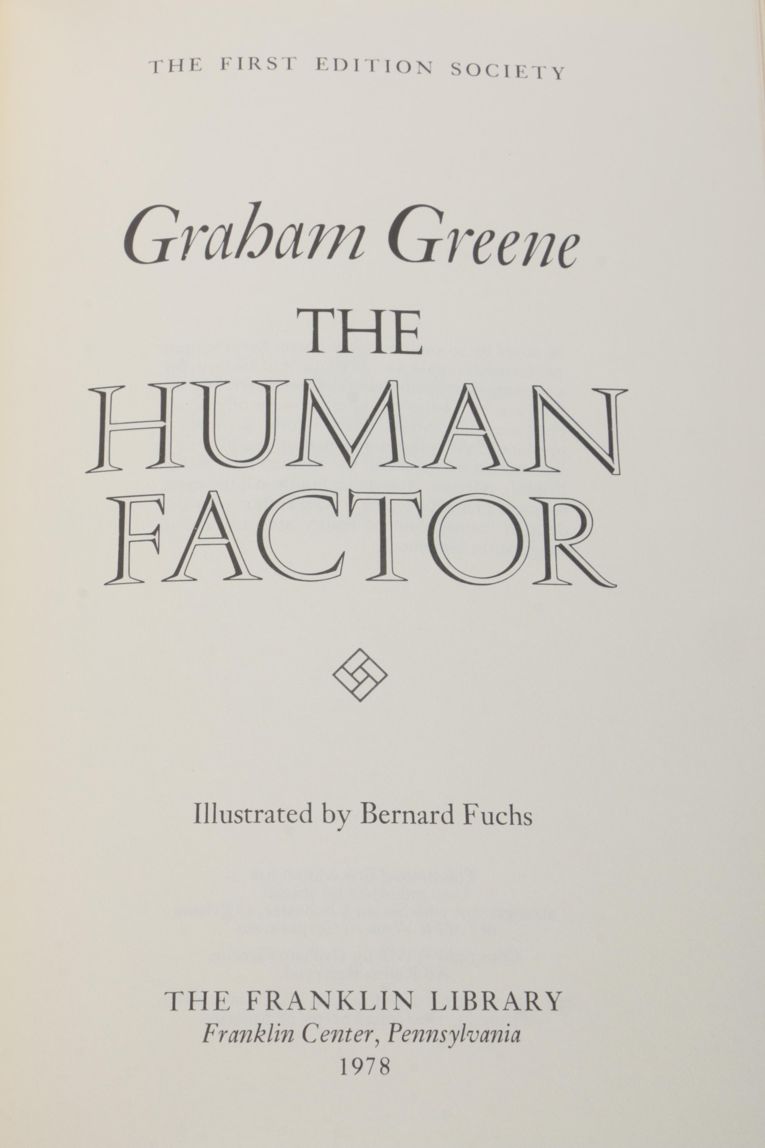 Franklin Library First Editions Including Kurt Vonnegut and Graham Greene