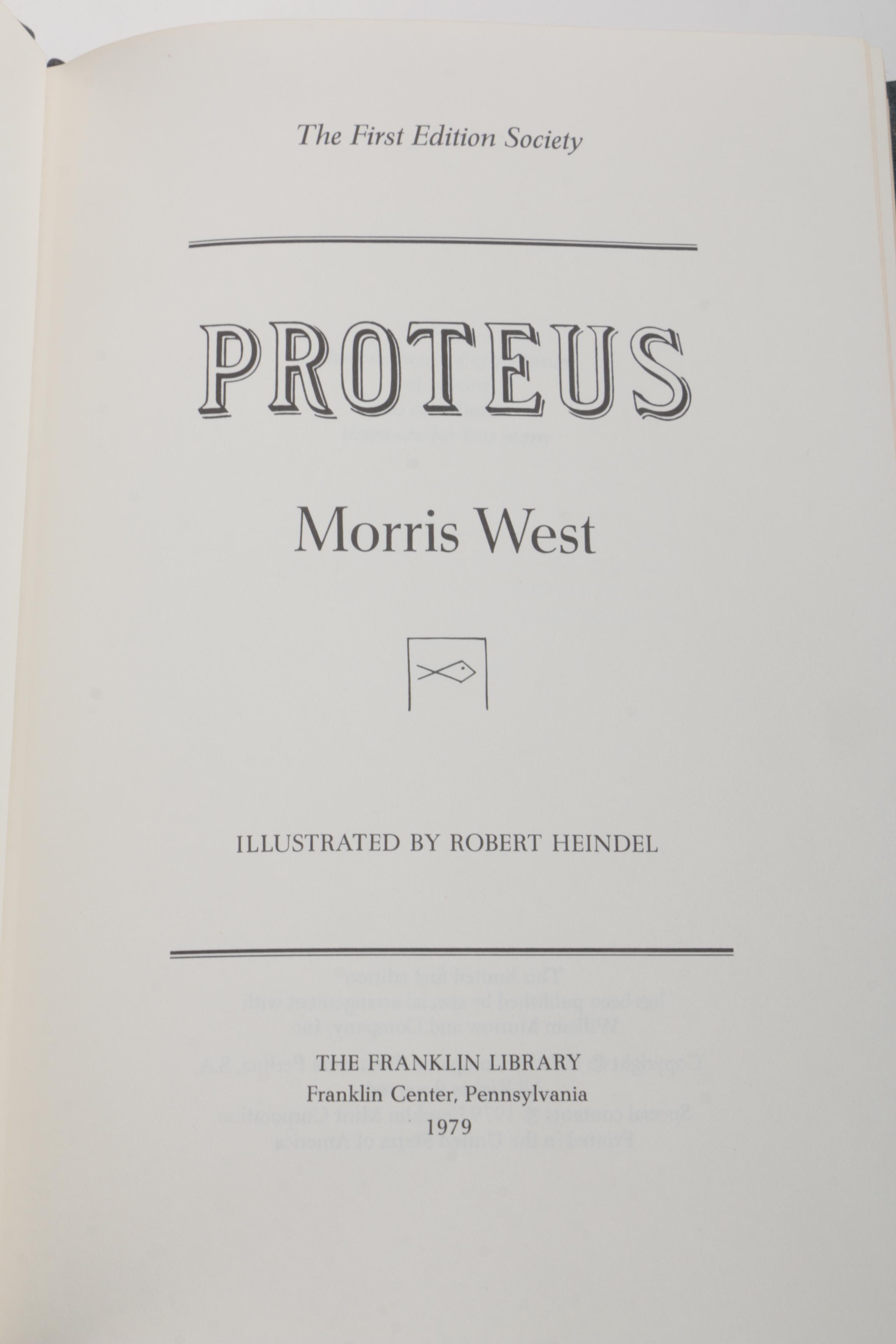 Franklin Library First Editions Including Kurt Vonnegut and Graham Greene