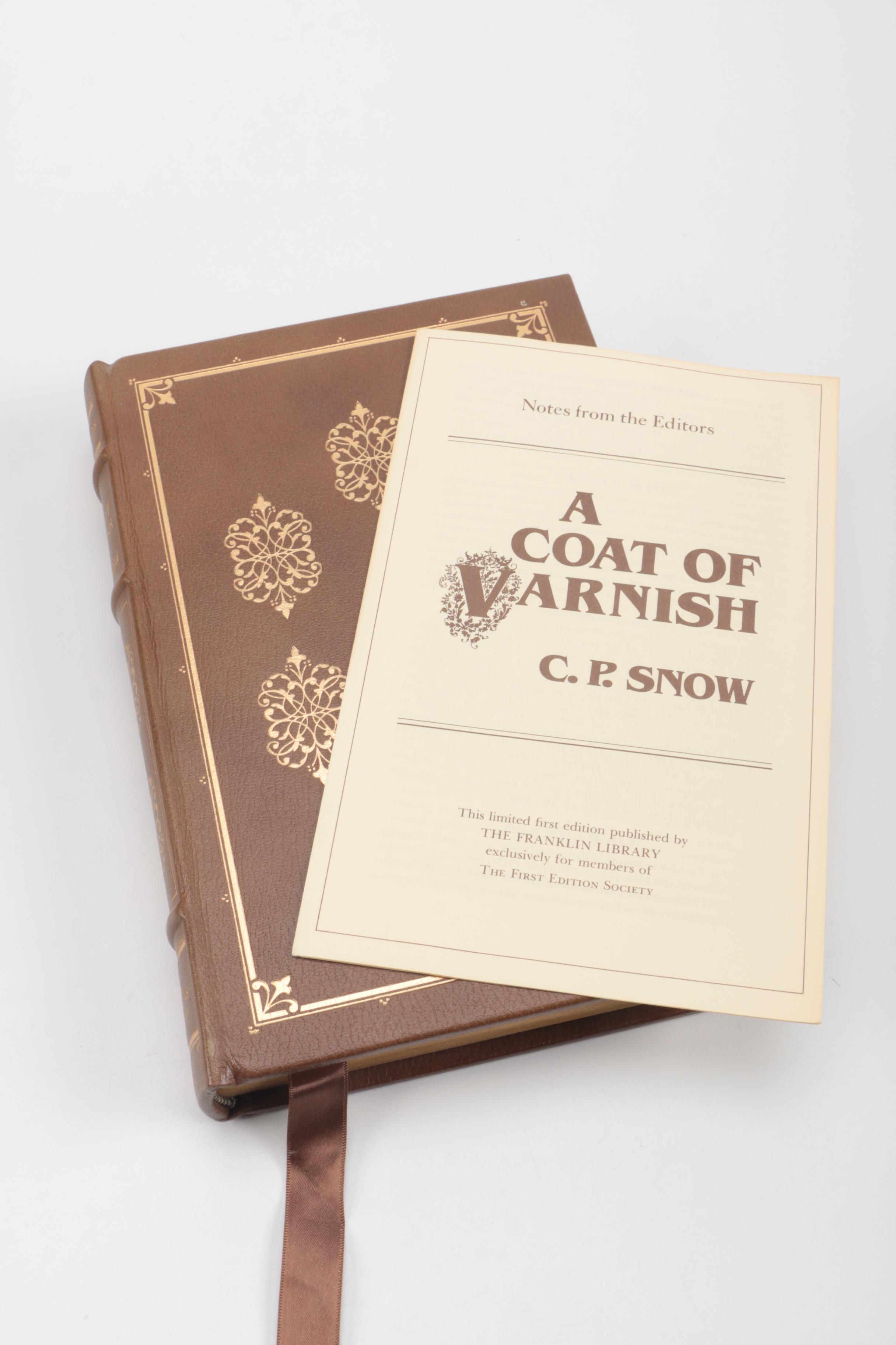 Franklin Library First Editions Including Kurt Vonnegut and Graham Greene