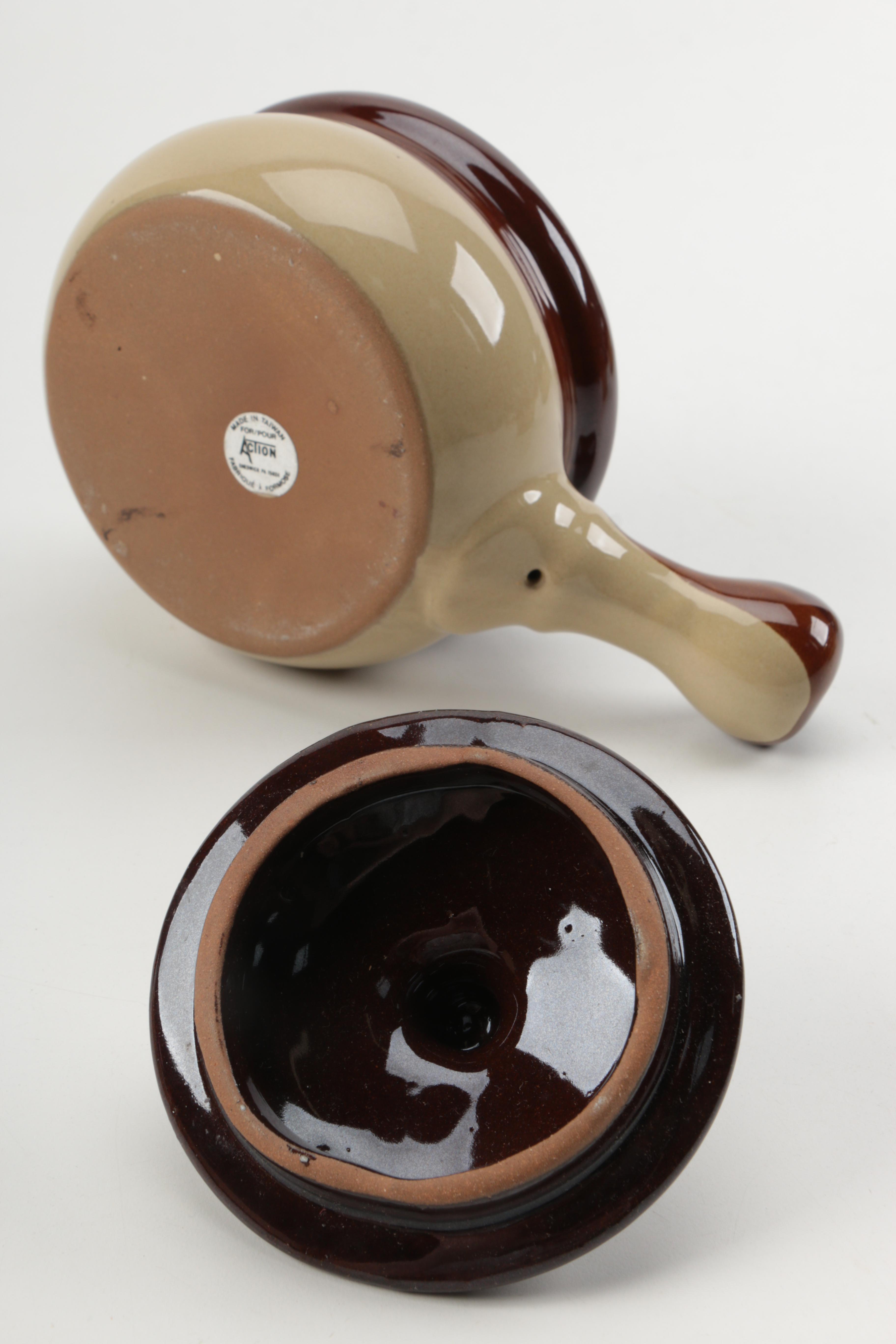 Stoneware Soup Crocks