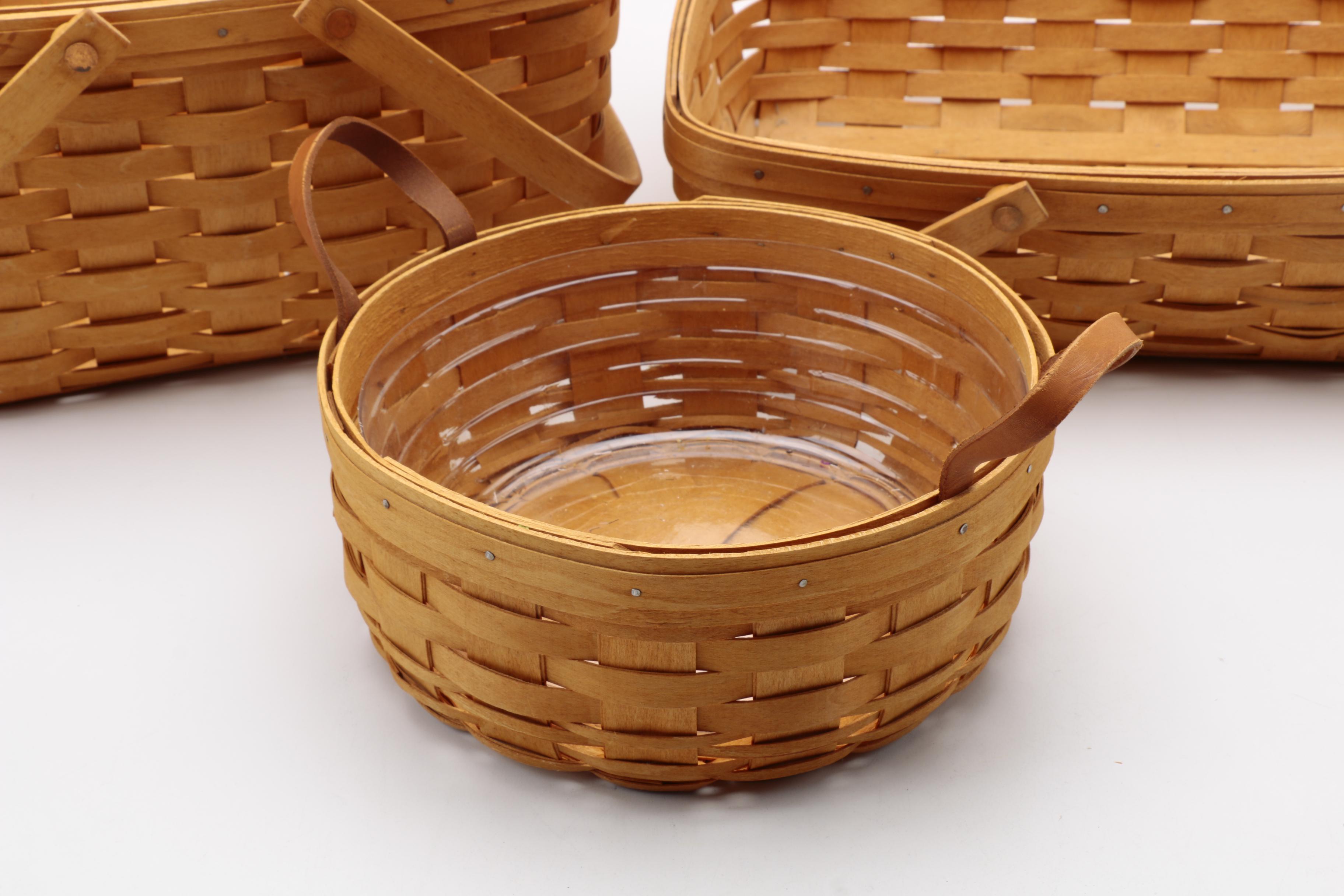 Longaberger Baskets From 1995 and 1996