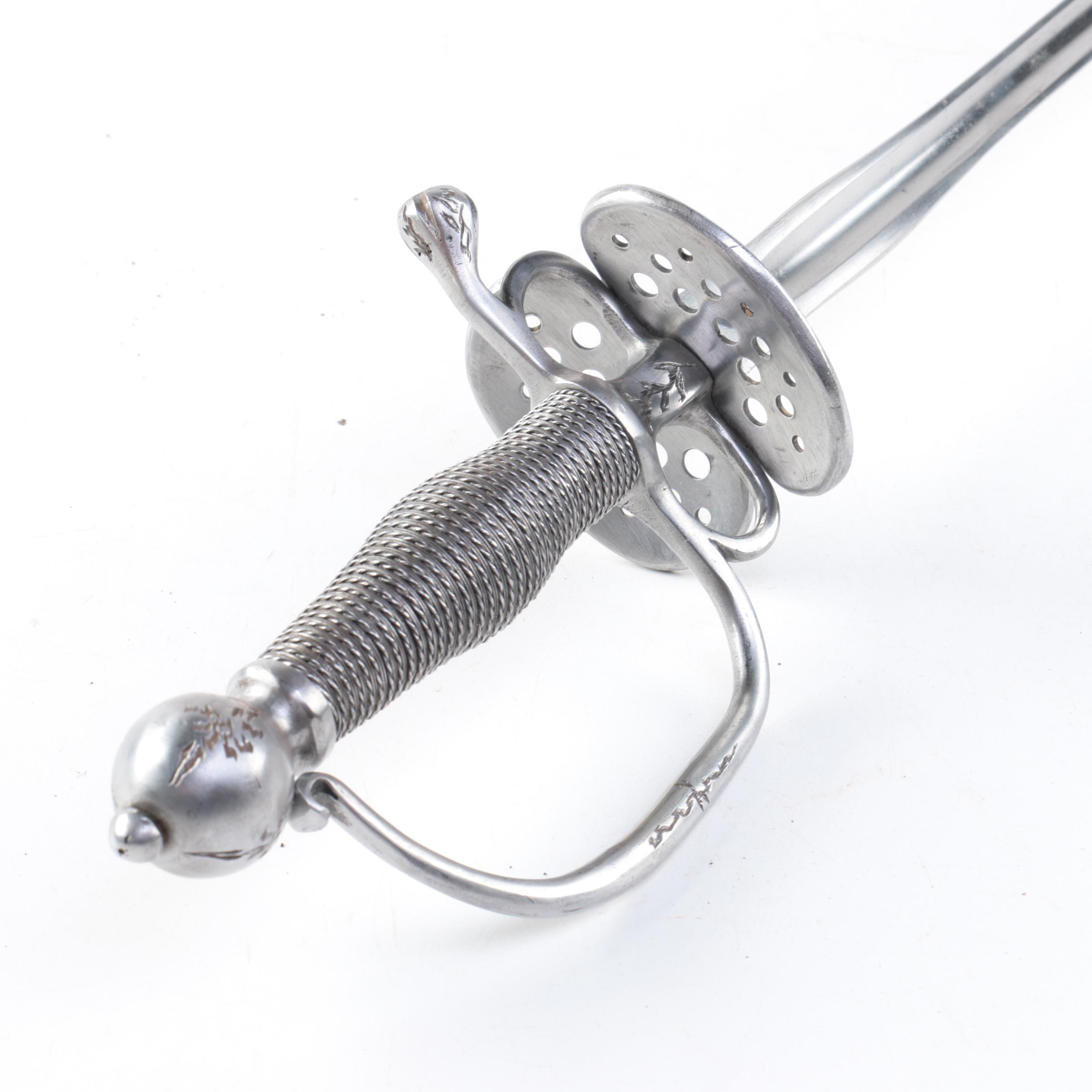 Reproduction Rapier, Dagger, and Belt with Frog Set