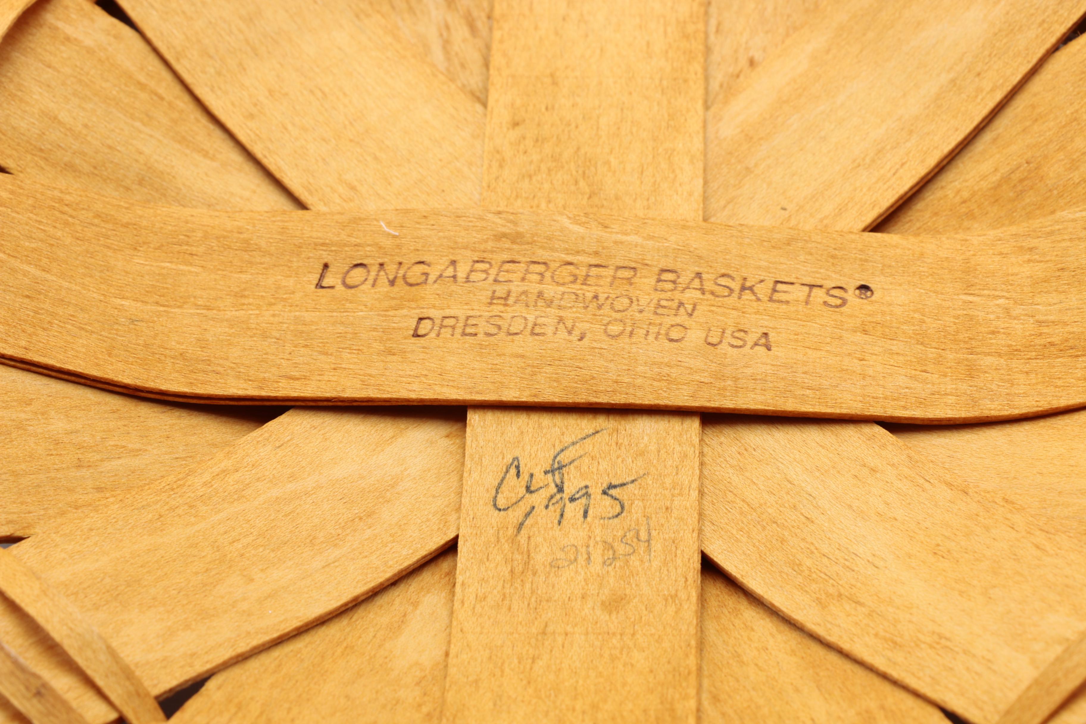 Longaberger Baskets From 1995 and 1996