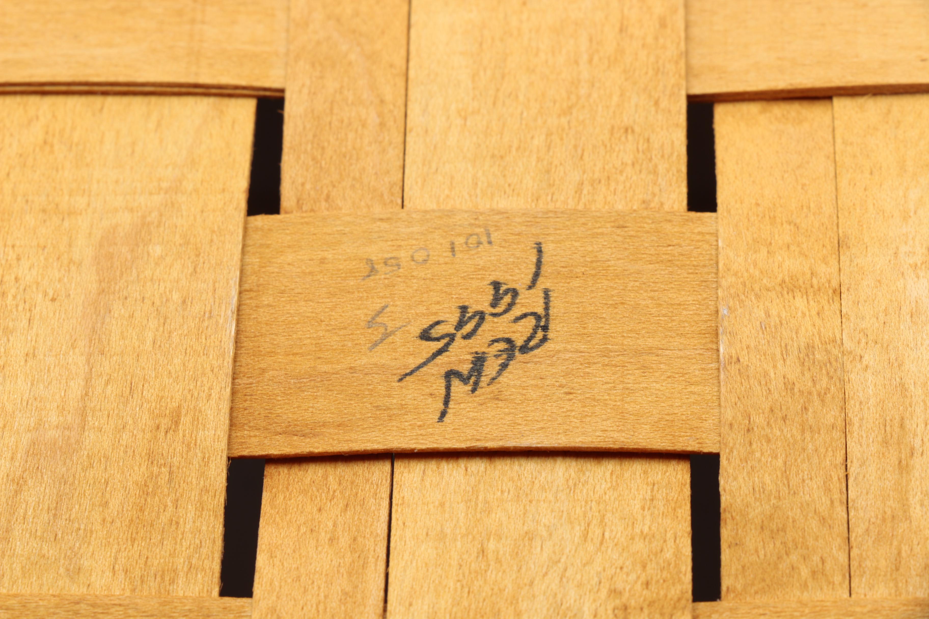 Longaberger Baskets From 1995 and 1996