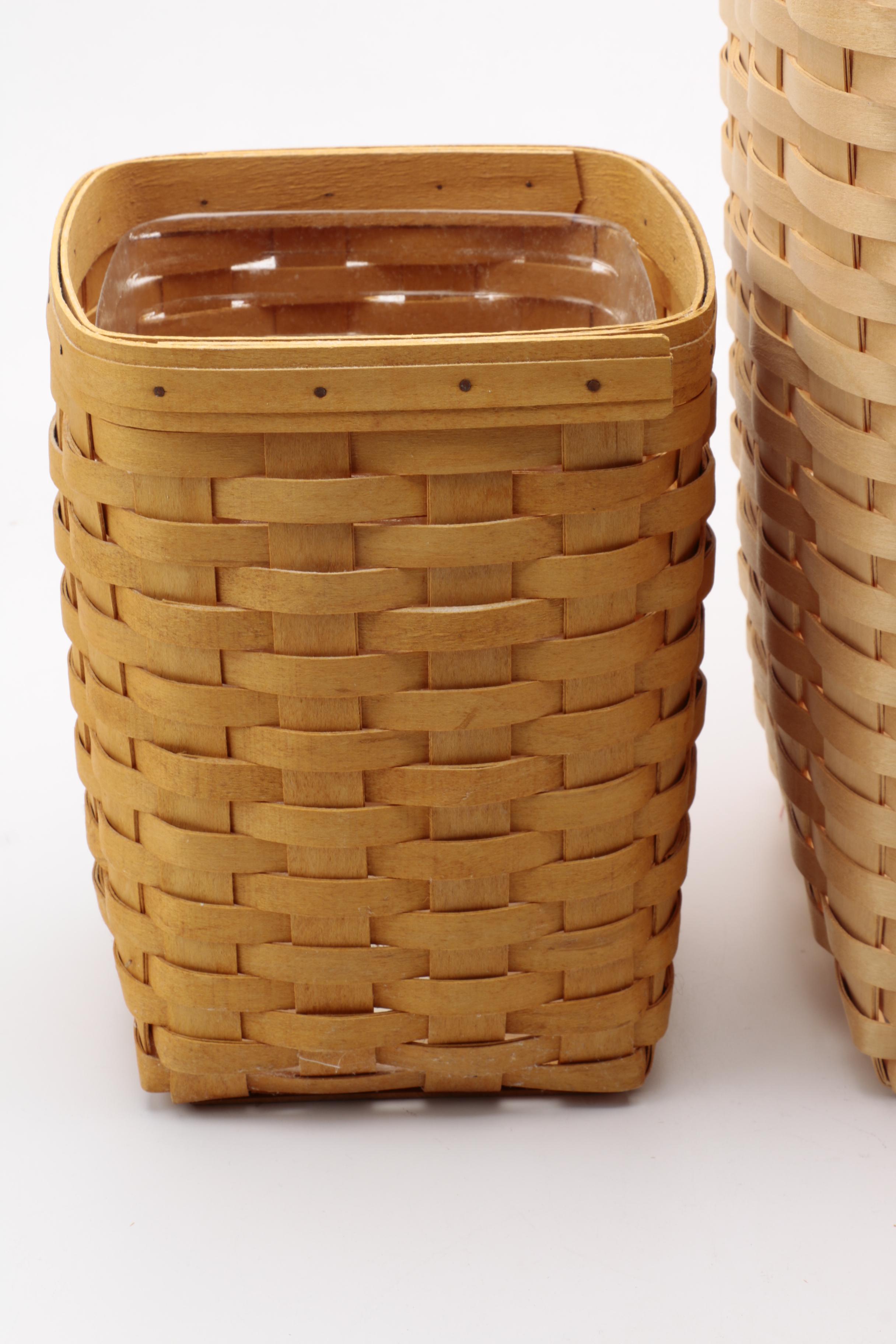 Longaberger Baskets with Liners