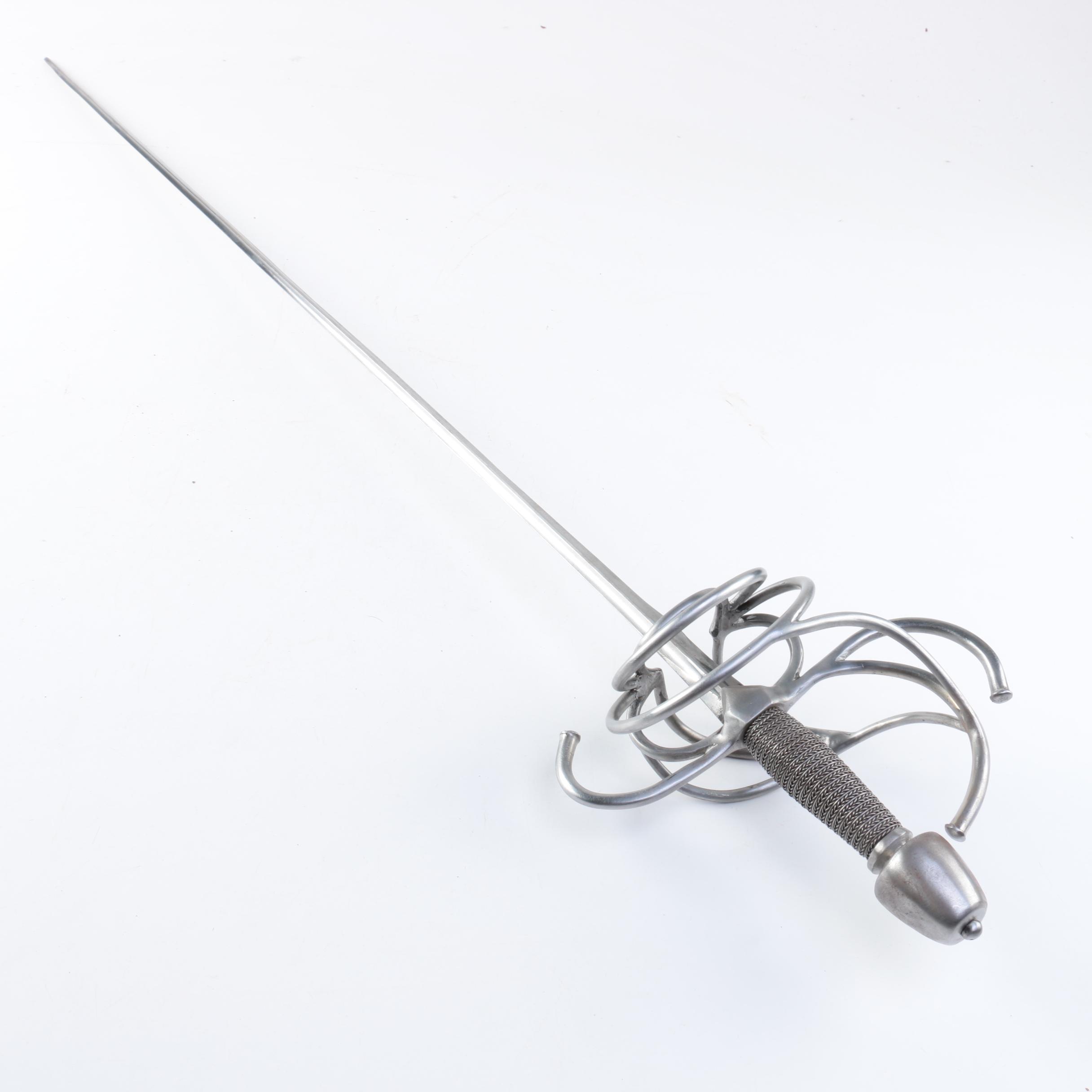 Reproduction Rapier and Parrying Dagger Set