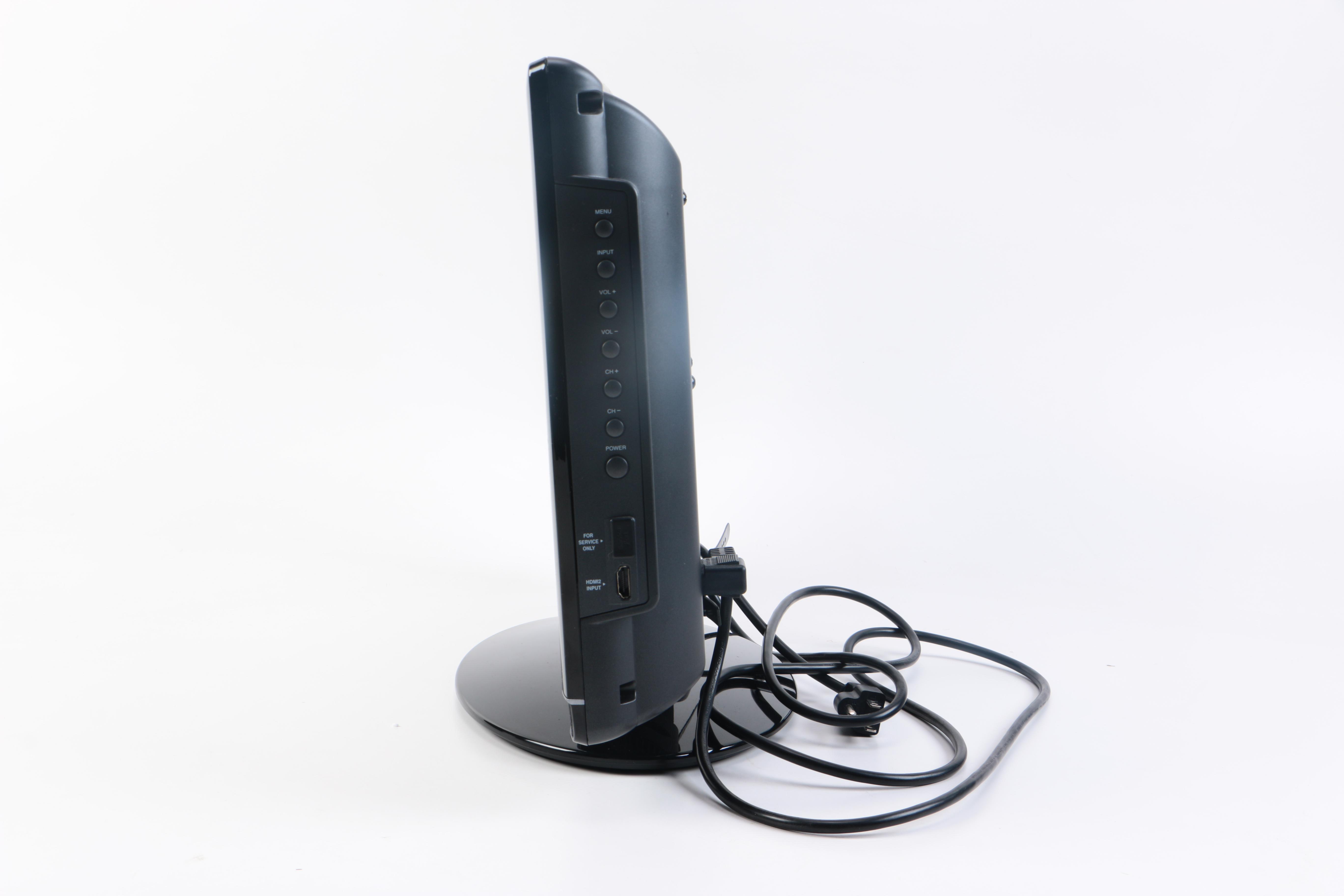 Insignia LCD Color Television with Built-In DVD Player