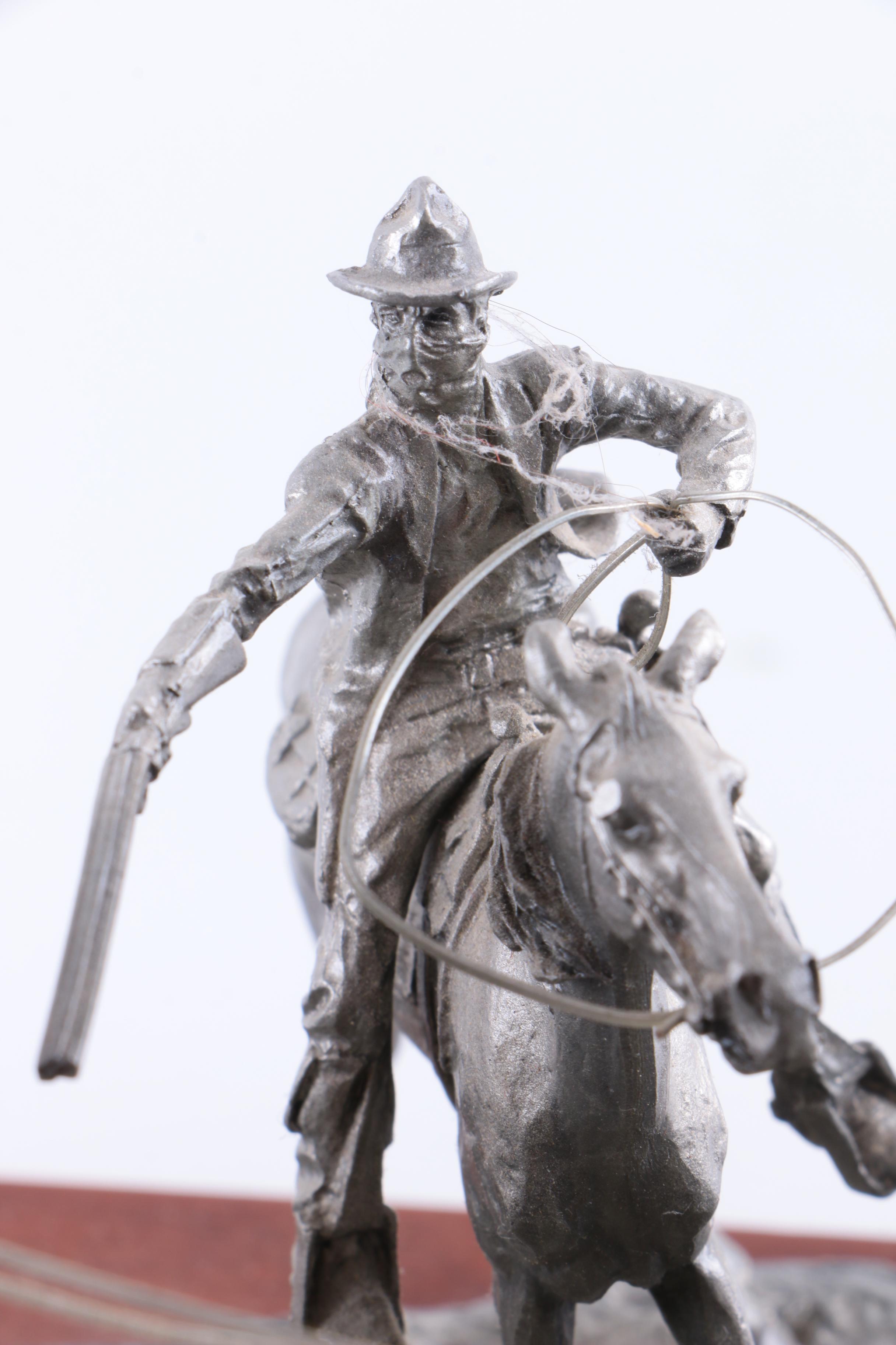 Western Heritage Museum Pewter Sculpture "Holdup!"