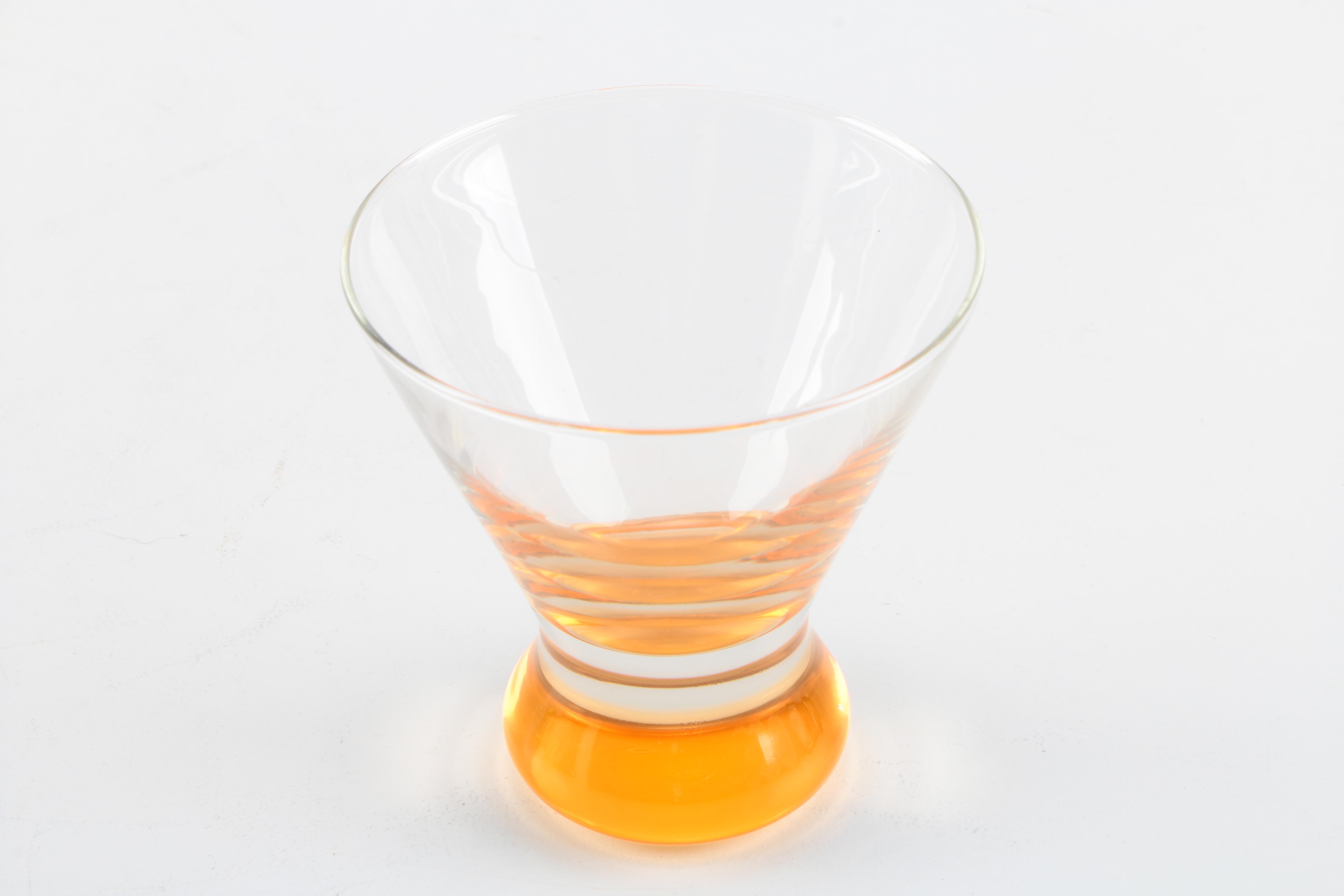 Stemless Martini Glasses