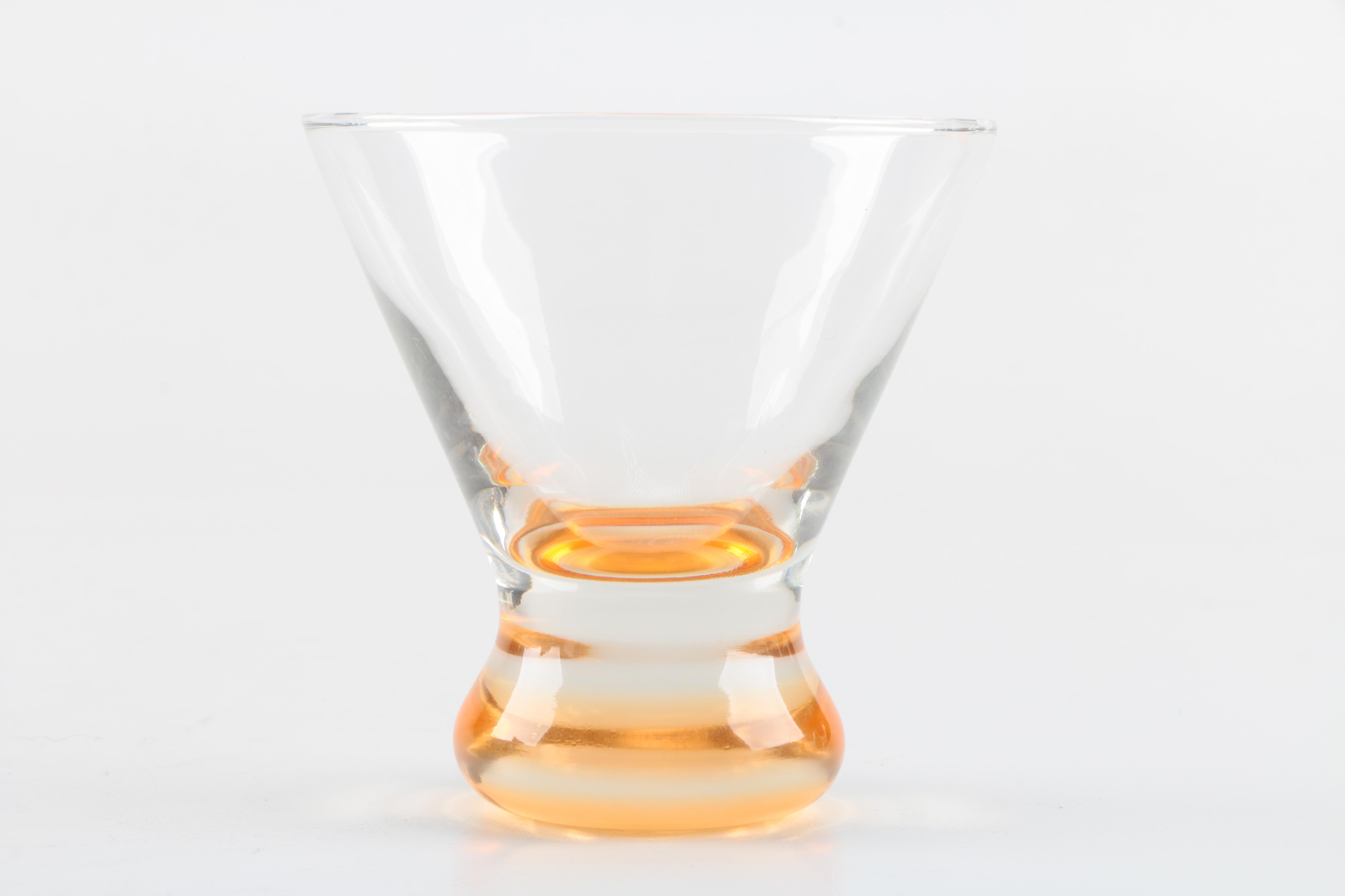 Stemless Martini Glasses