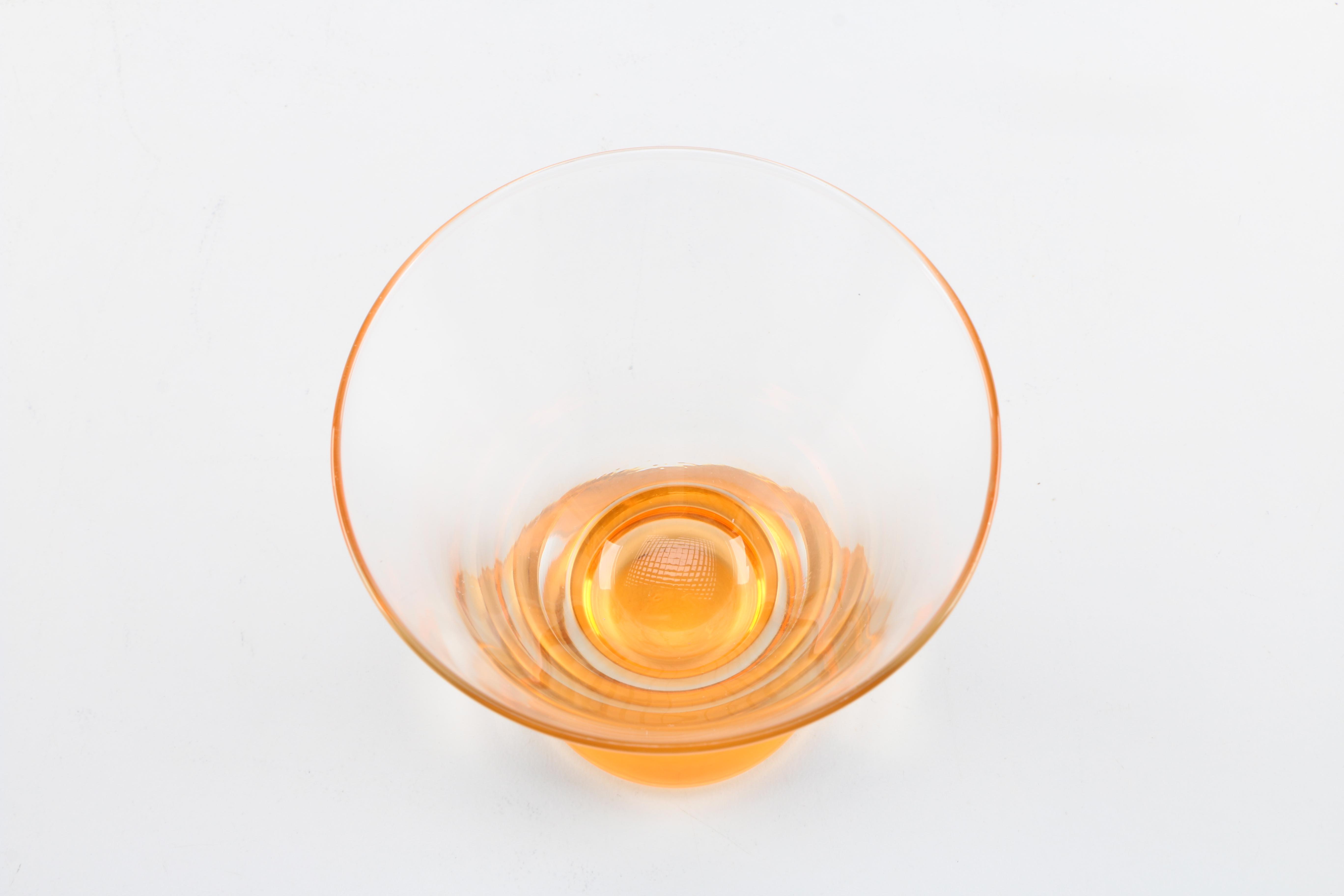 Stemless Martini Glasses