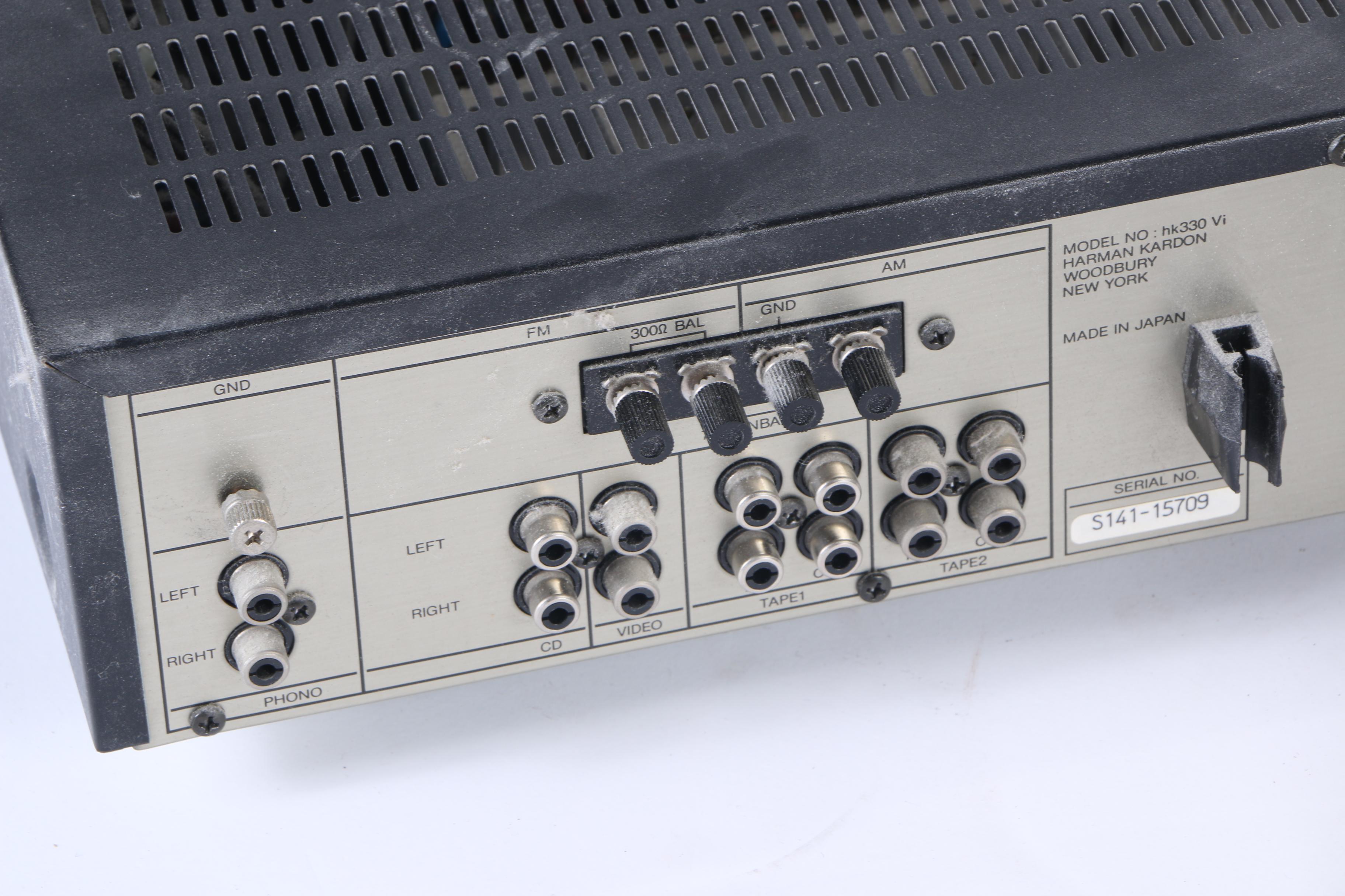 Harman/Kardon Receiver, CD Player and Cassette Player