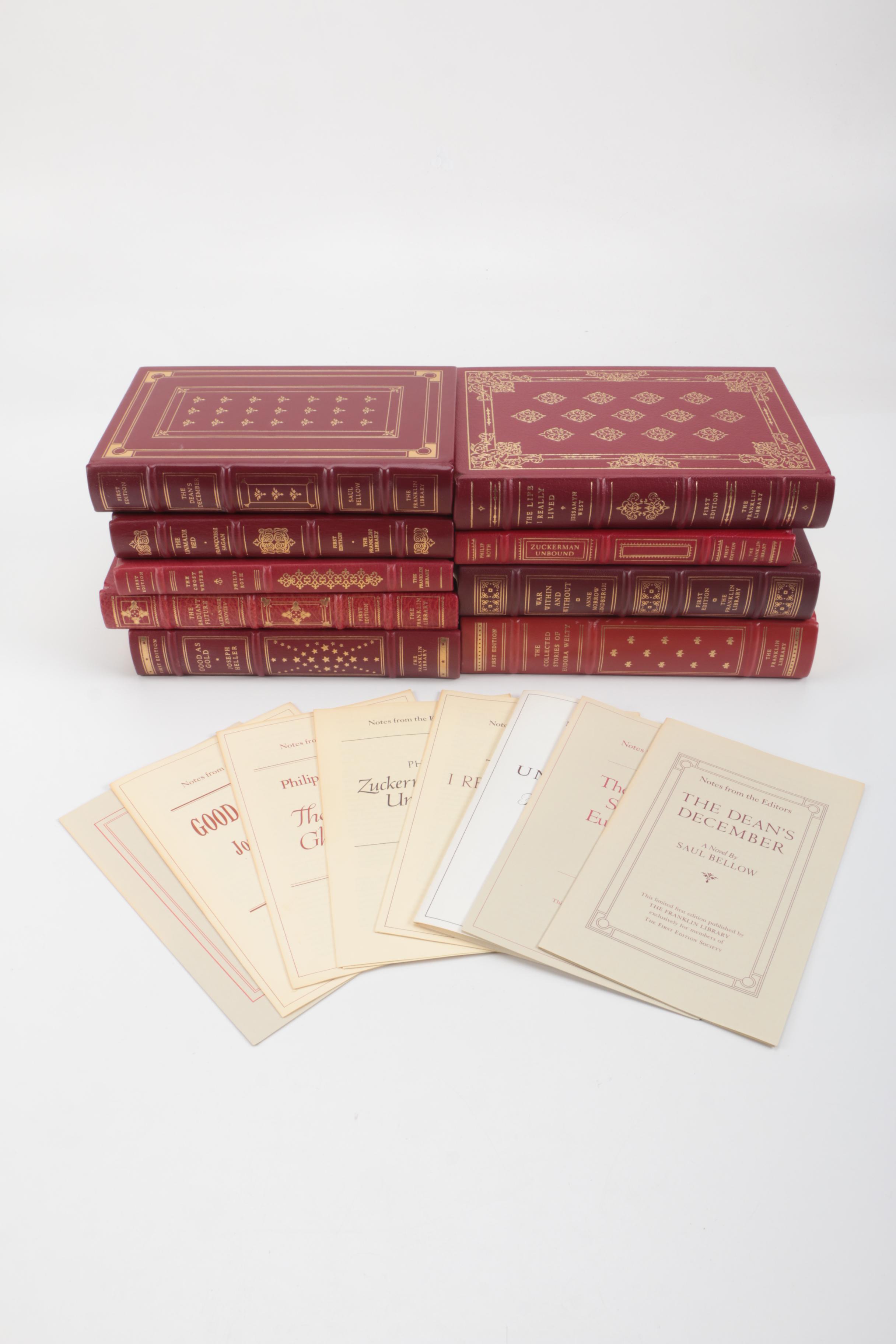 Franklin Library First Editions Including Philip Roth