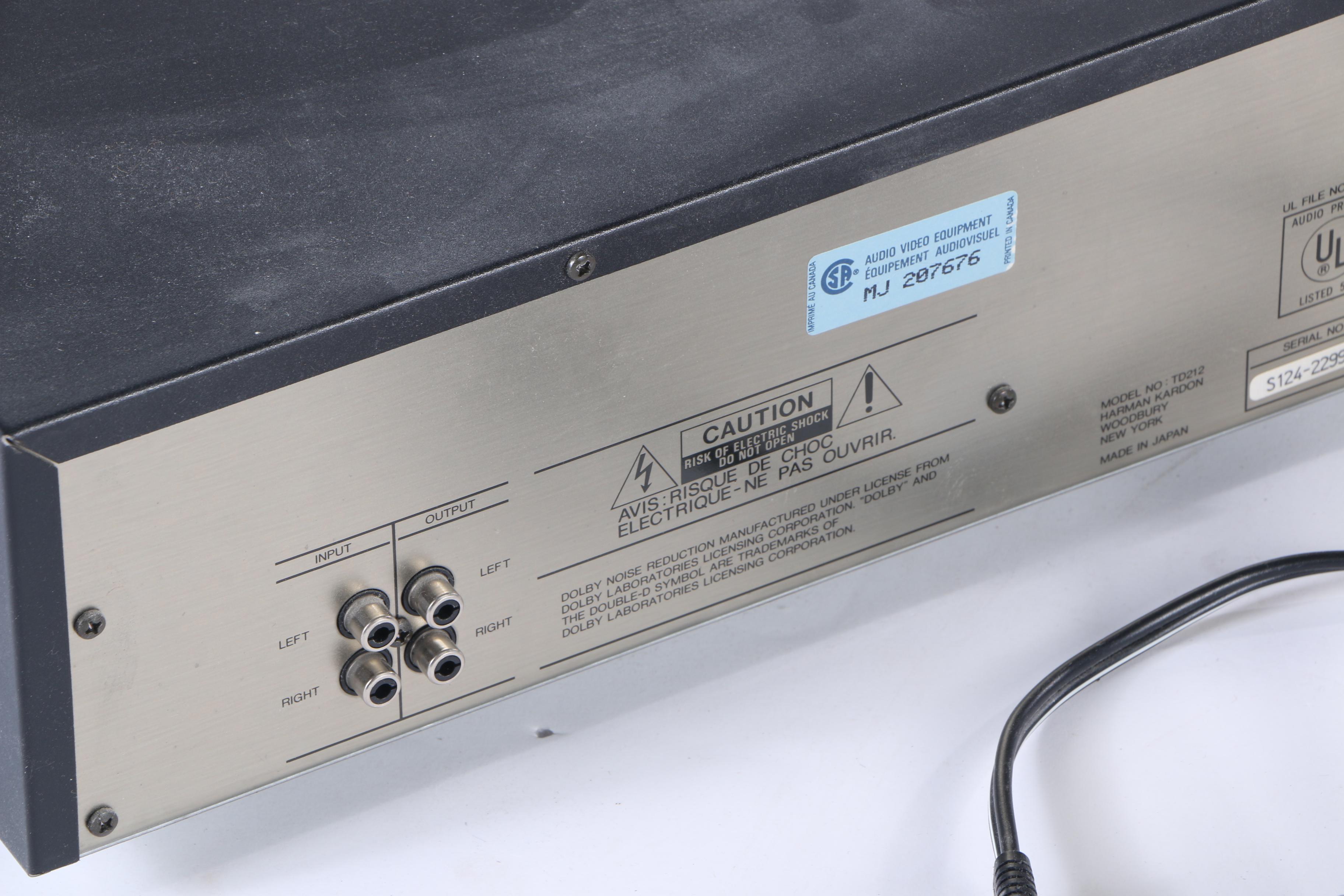 Harman/Kardon Receiver, CD Player and Cassette Player