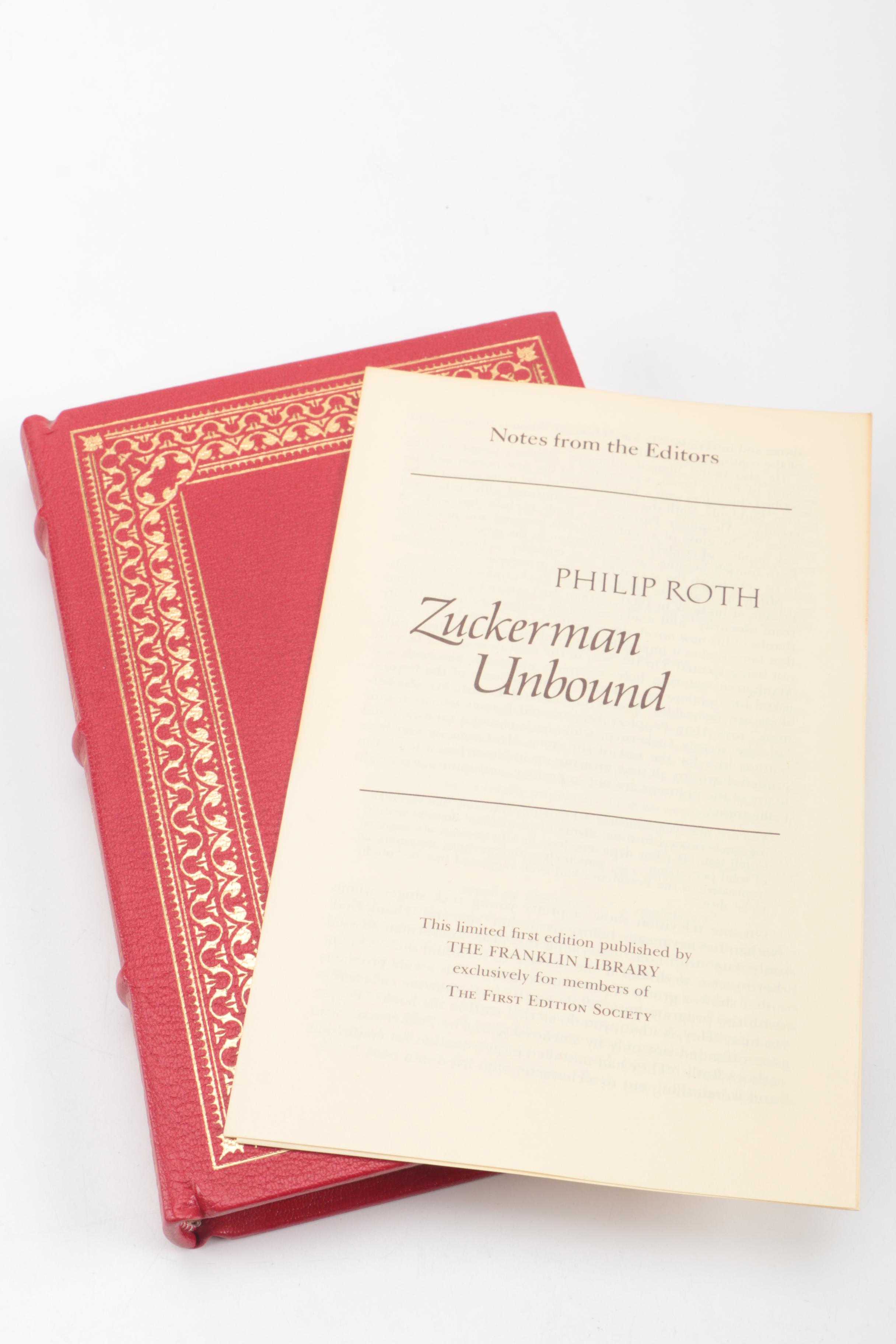 Franklin Library First Editions Including Philip Roth