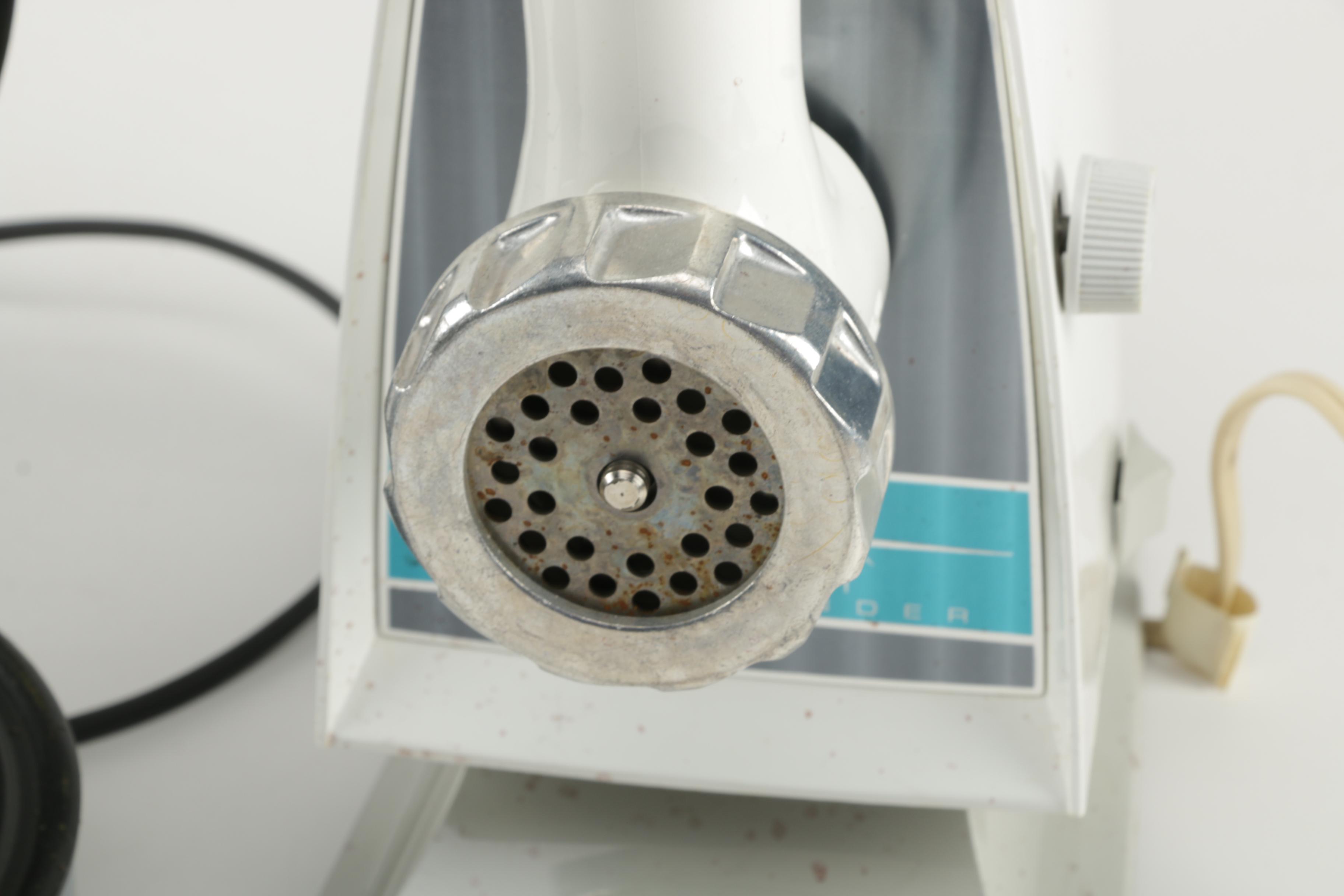 Waffle Iron, Breakfast Sandwich Maker, and Meat Grinder