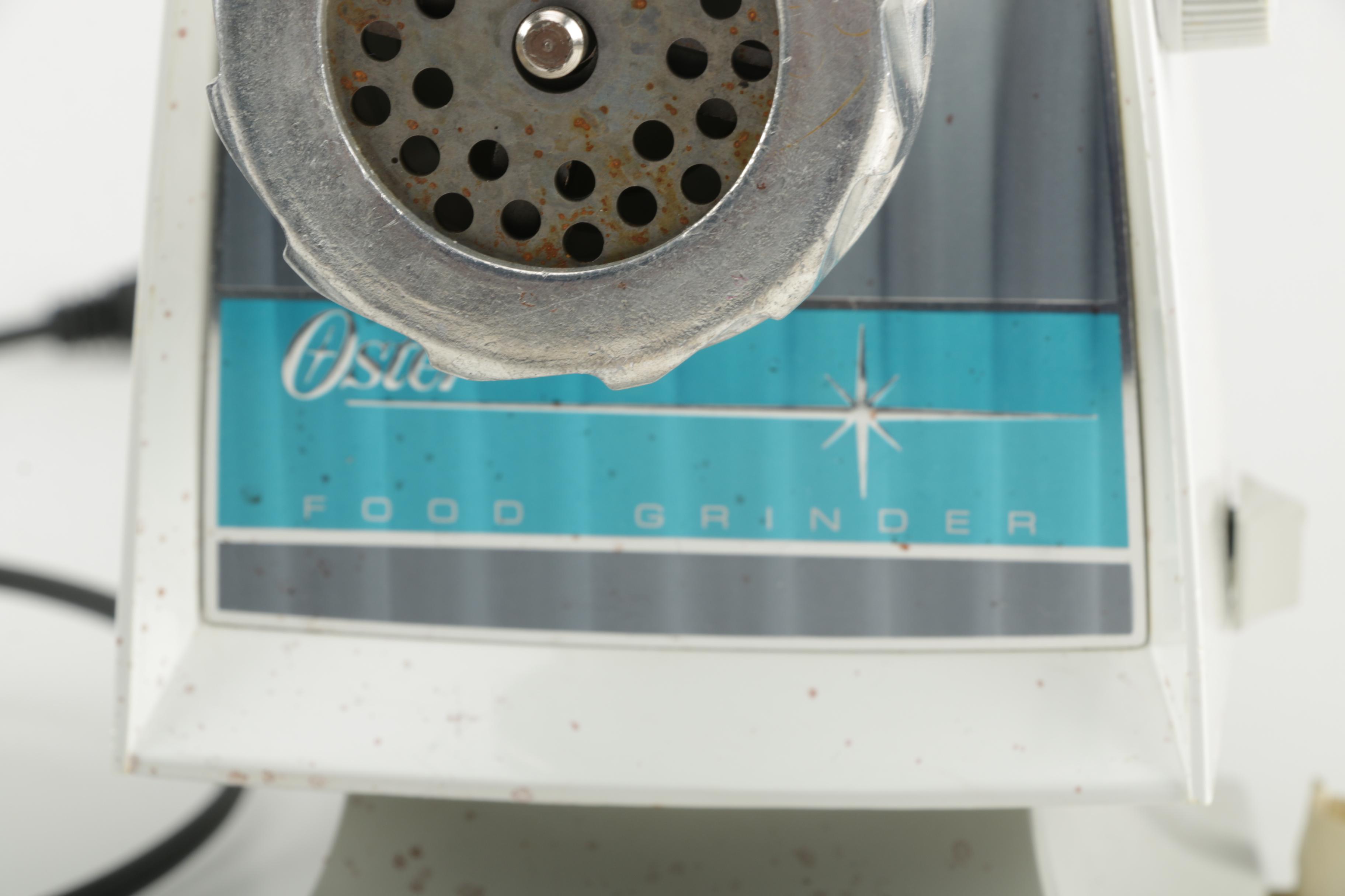 Waffle Iron, Breakfast Sandwich Maker, and Meat Grinder