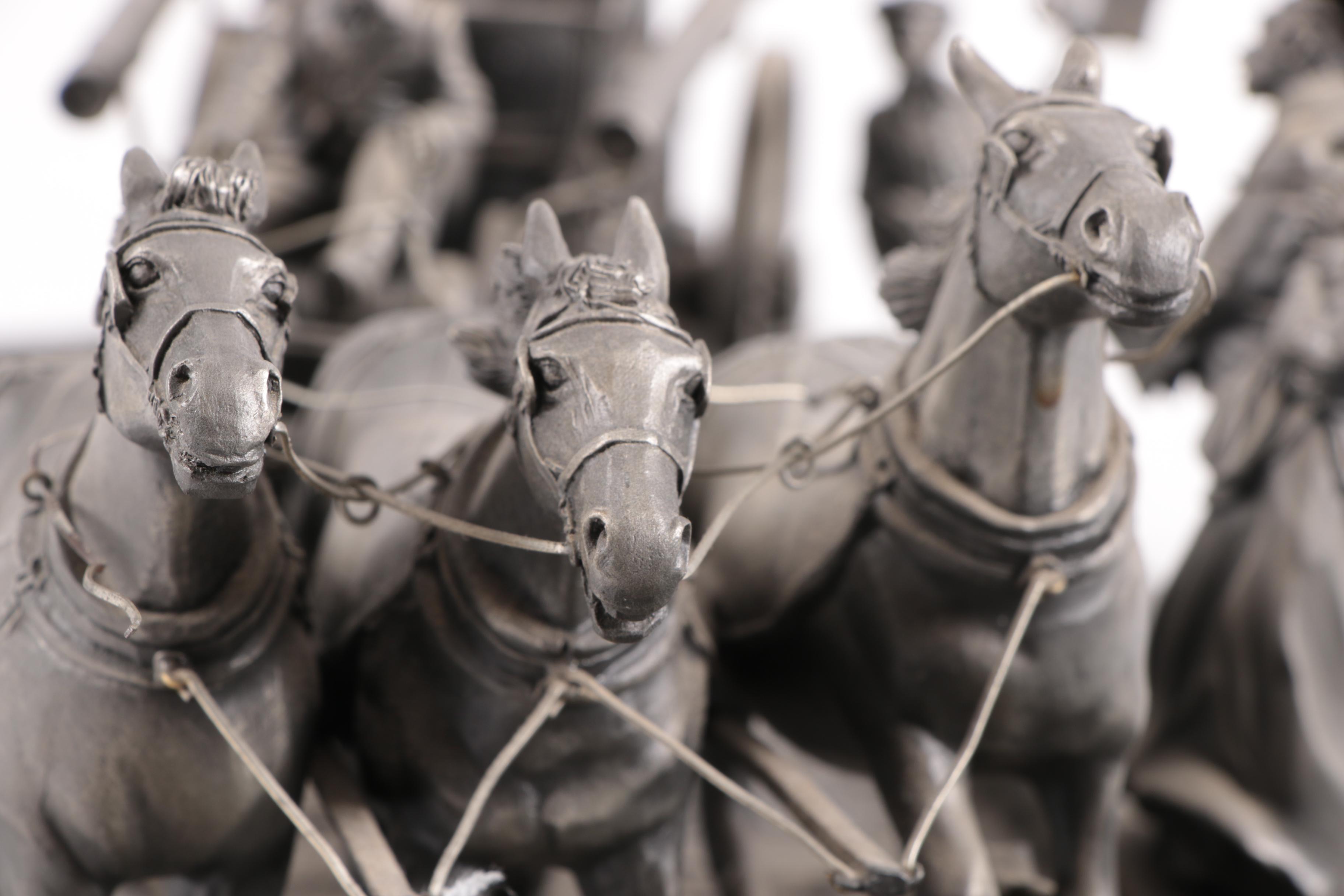 Ronald Hinote Metal Sculpture "Fire on Main Street"