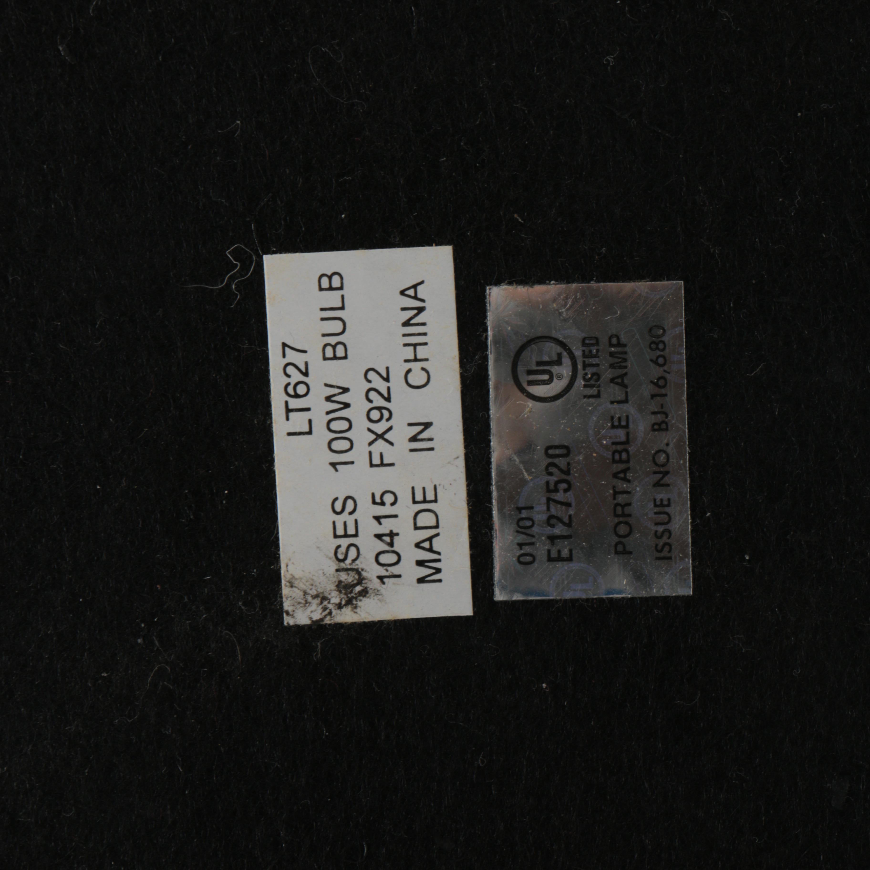 Adjustable Silver Tone Desk Lamp