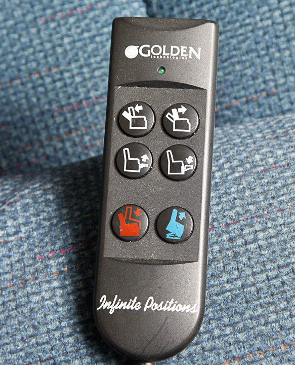 Golden Electronic Recline Chair