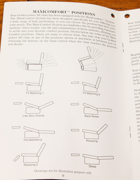 Golden Electronic Recline Chair