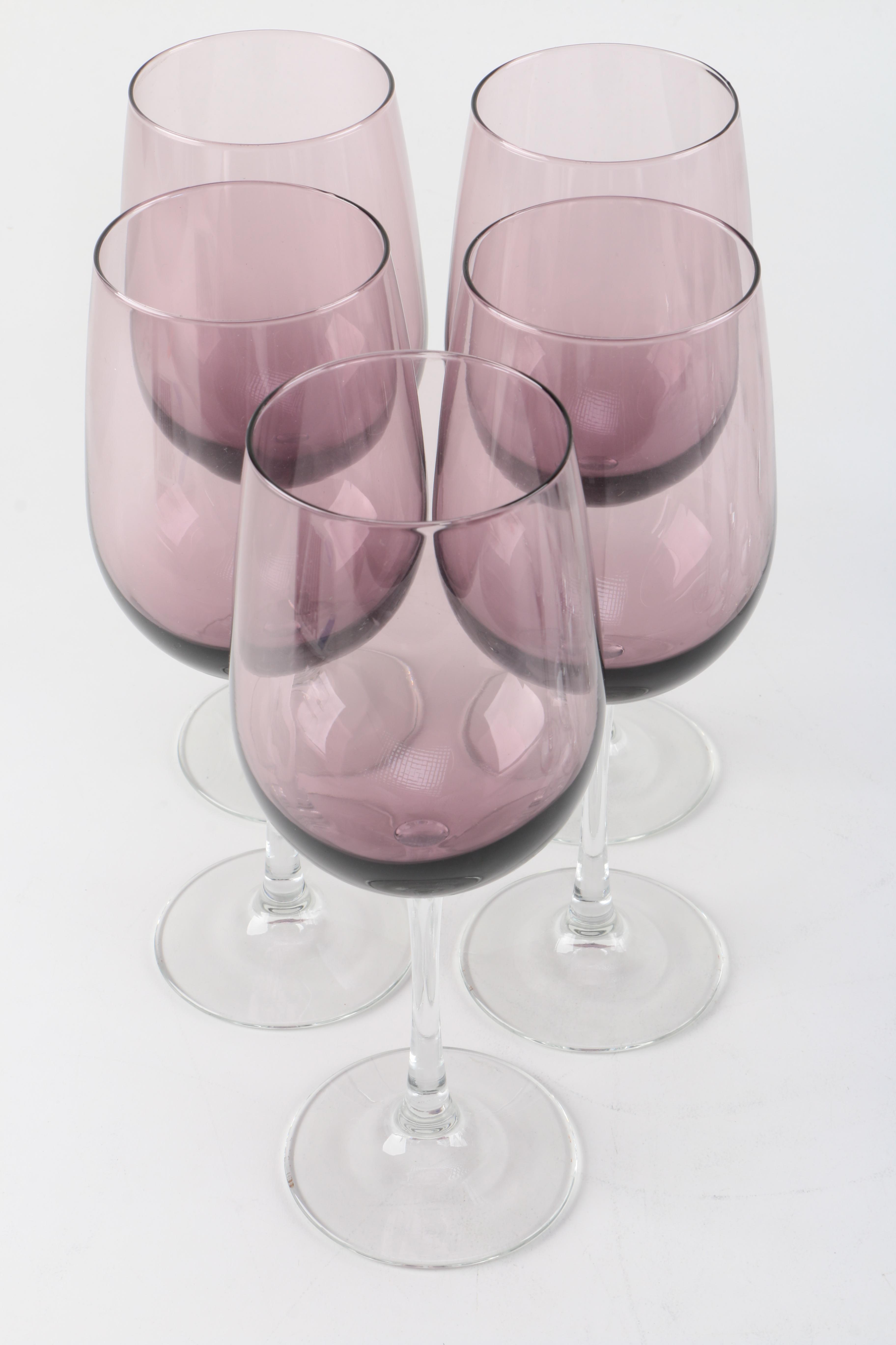 Assorted Wine Glasses and a Glass Decanter