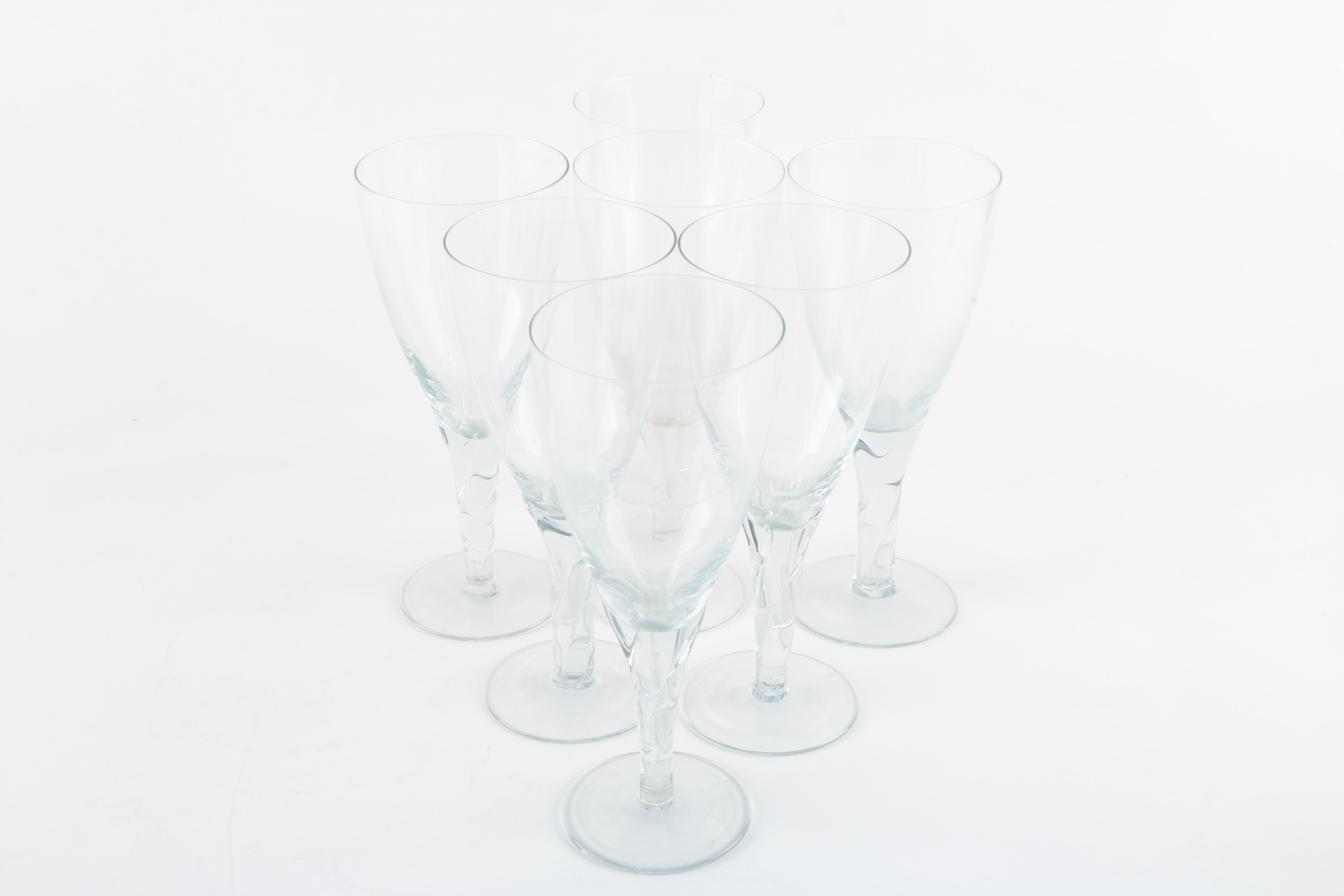 Assorted Wine Glasses and a Glass Decanter