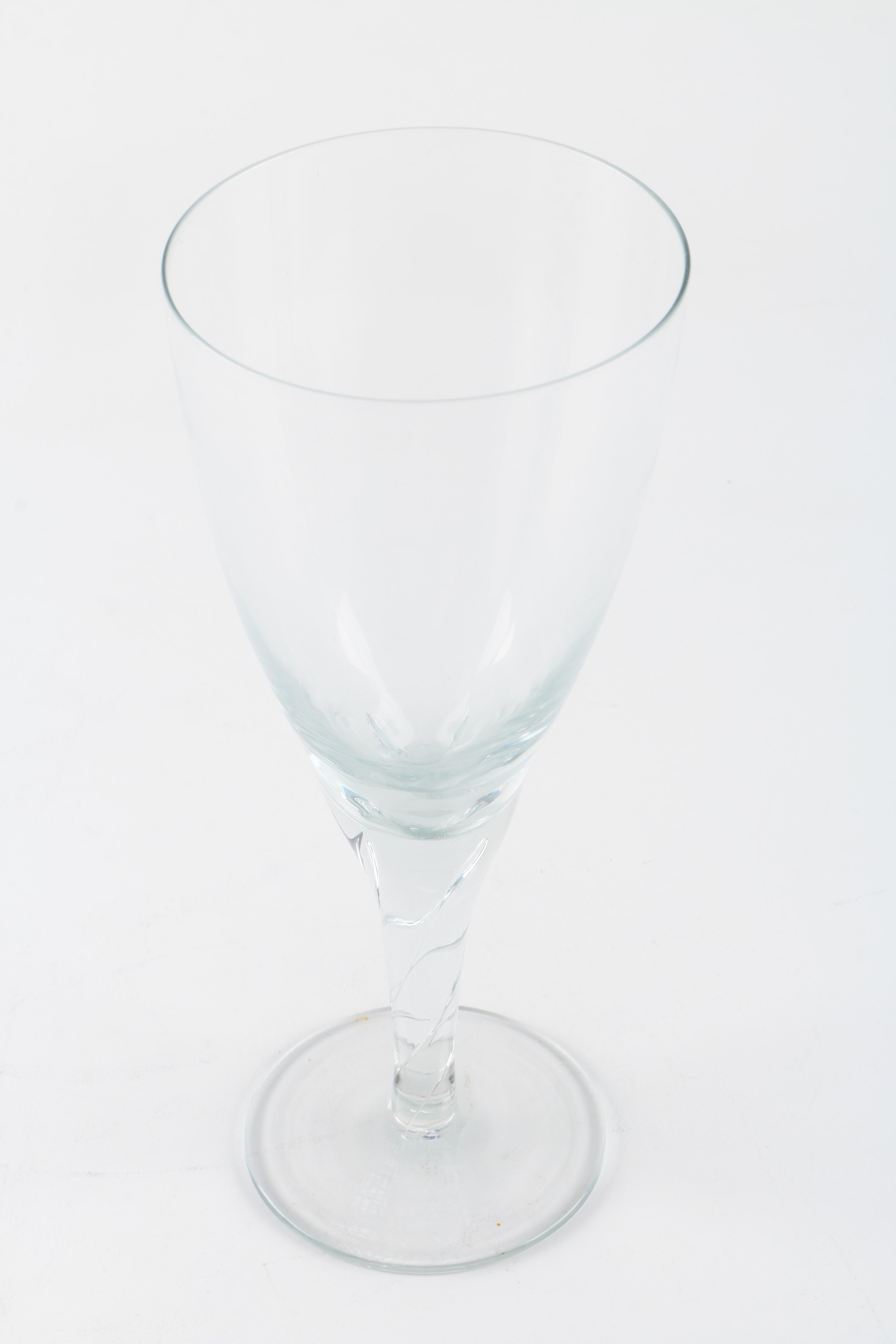 Assorted Wine Glasses and a Glass Decanter