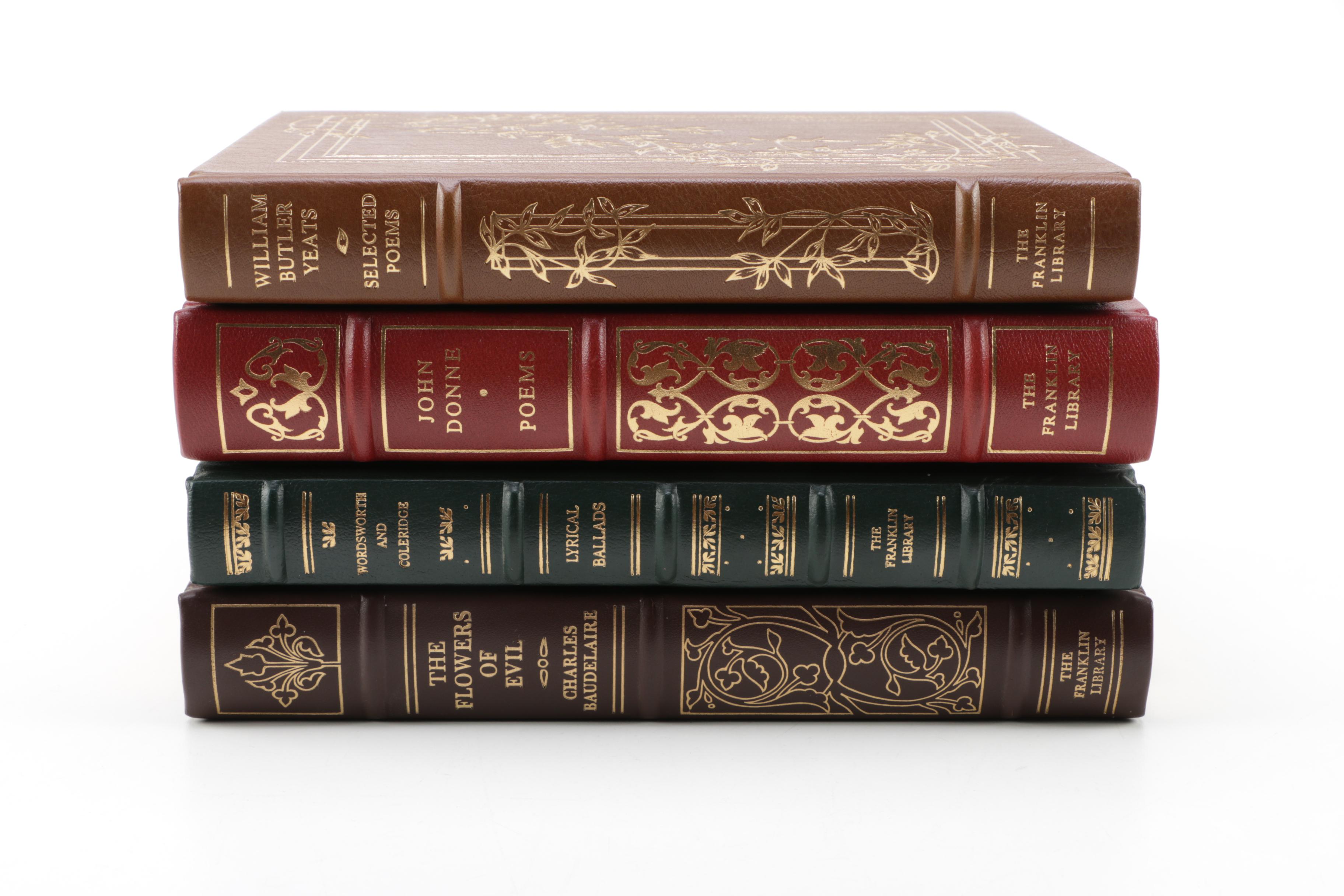 Franklin Library "100 Greatest Books of All Time" Poetry Including Yeats