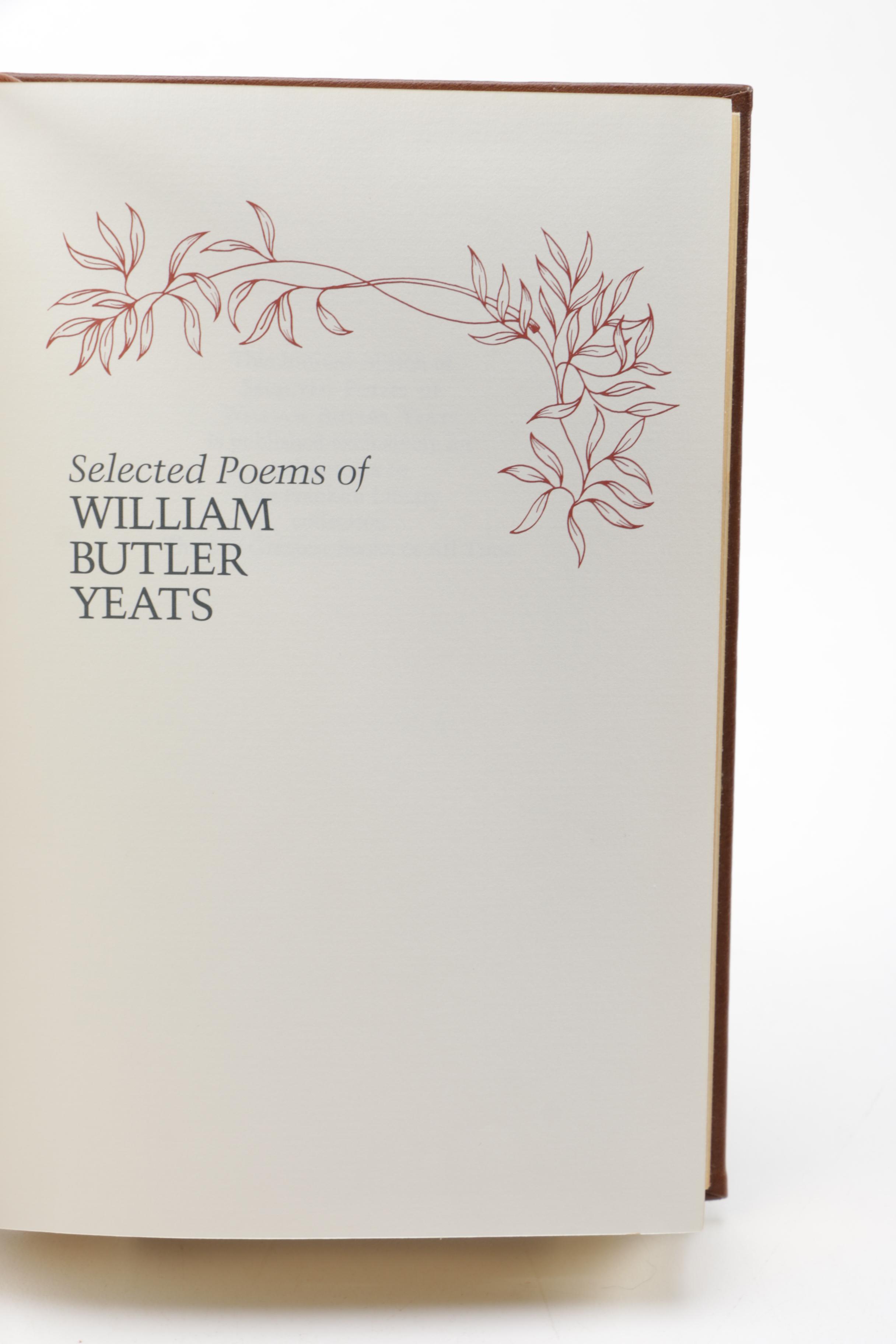Franklin Library "100 Greatest Books of All Time" Poetry Including Yeats